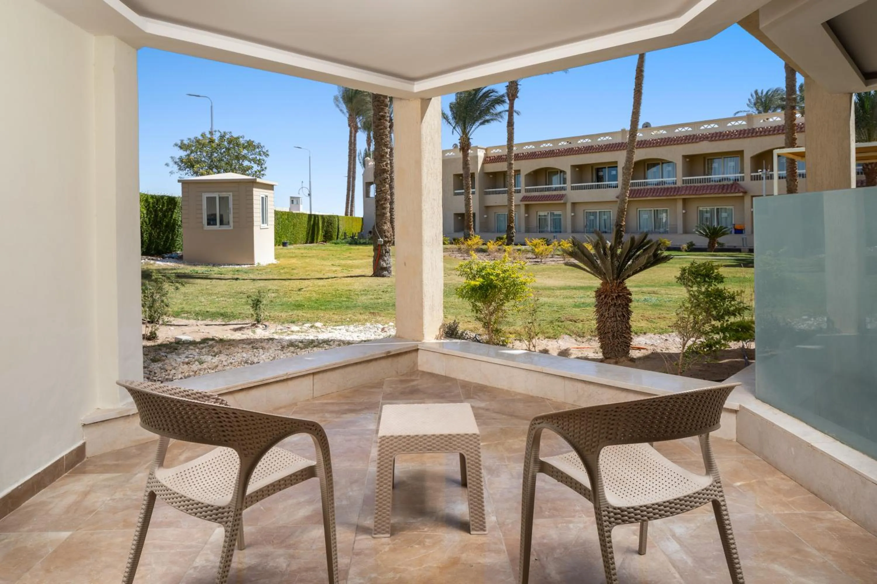 Garden view in Beach Albatros The Club - Aqua Park