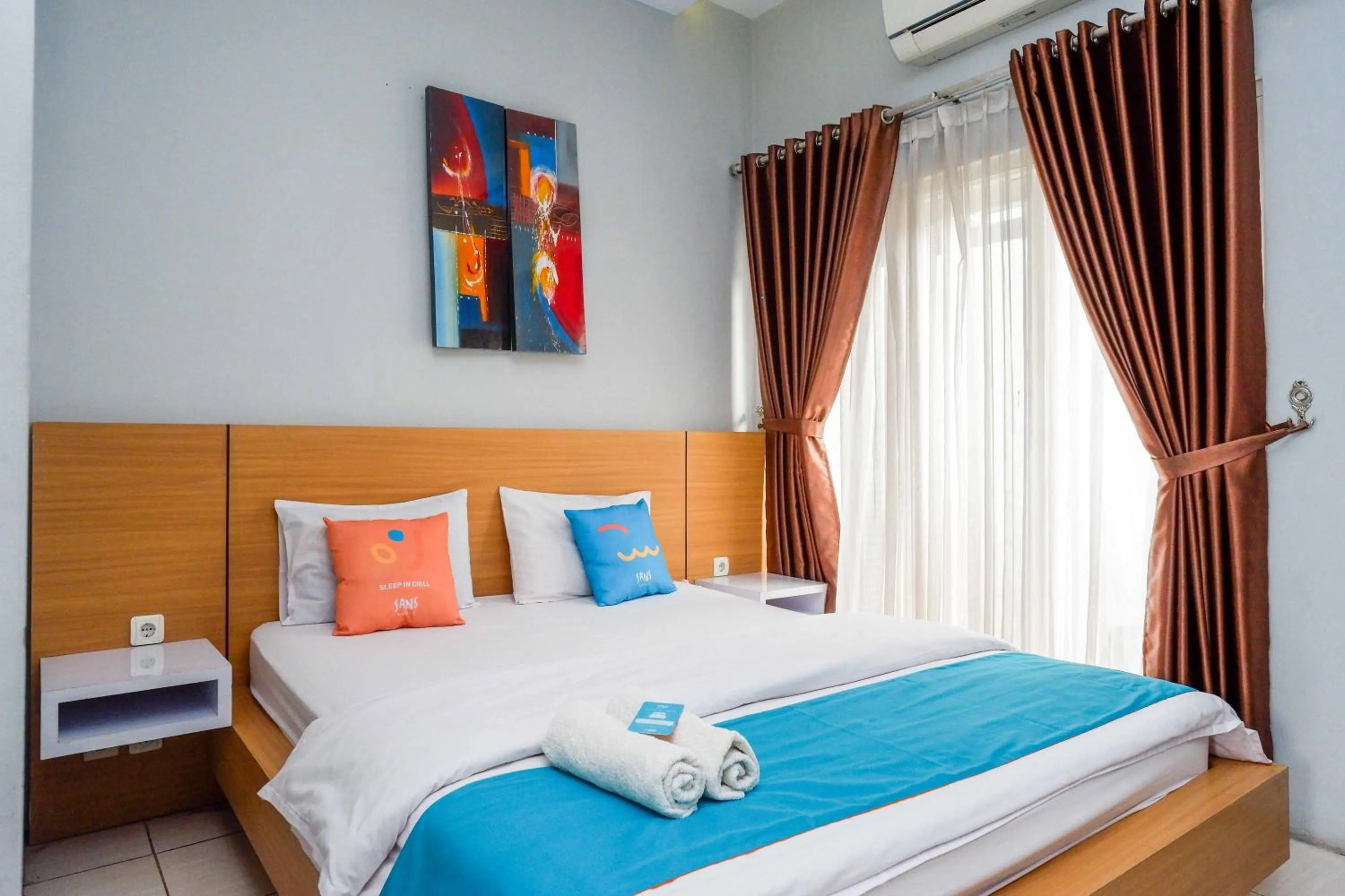 Bedroom, Bed in Sans Hotel Absari Yogyakarta