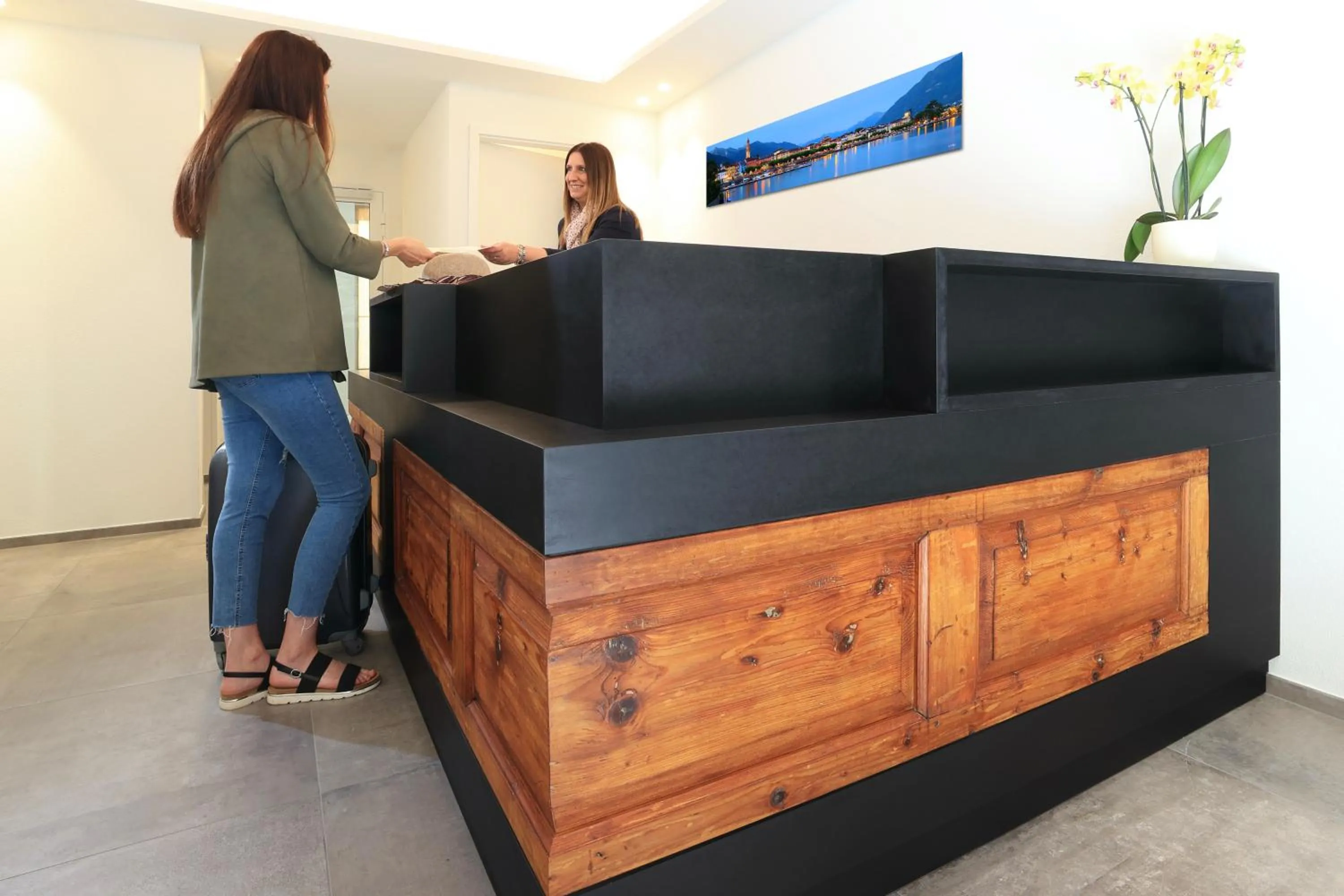 Lobby or reception in Charme Hotel al Torchio