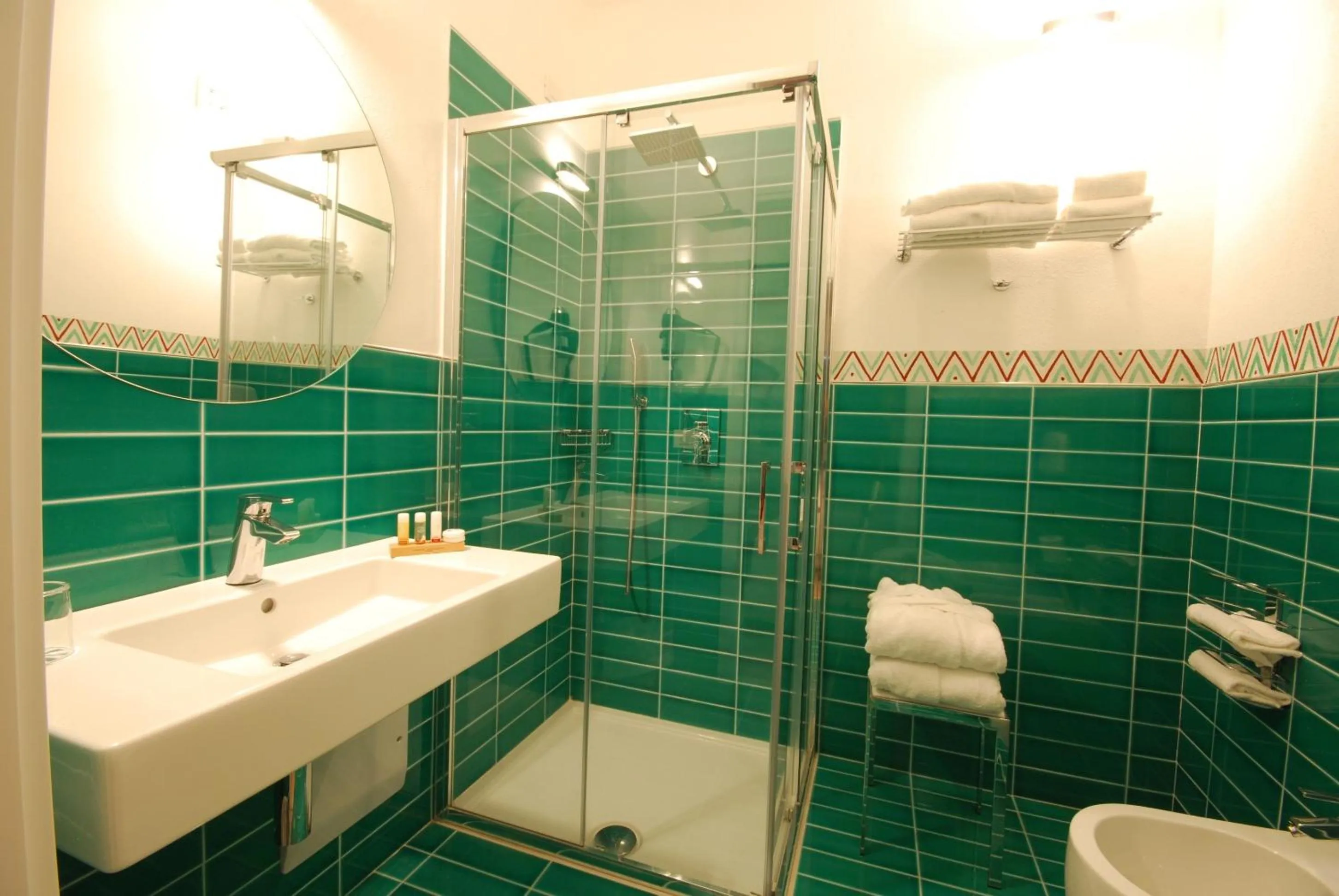 Shower in UNAHOTELS Club Hotel Ancora