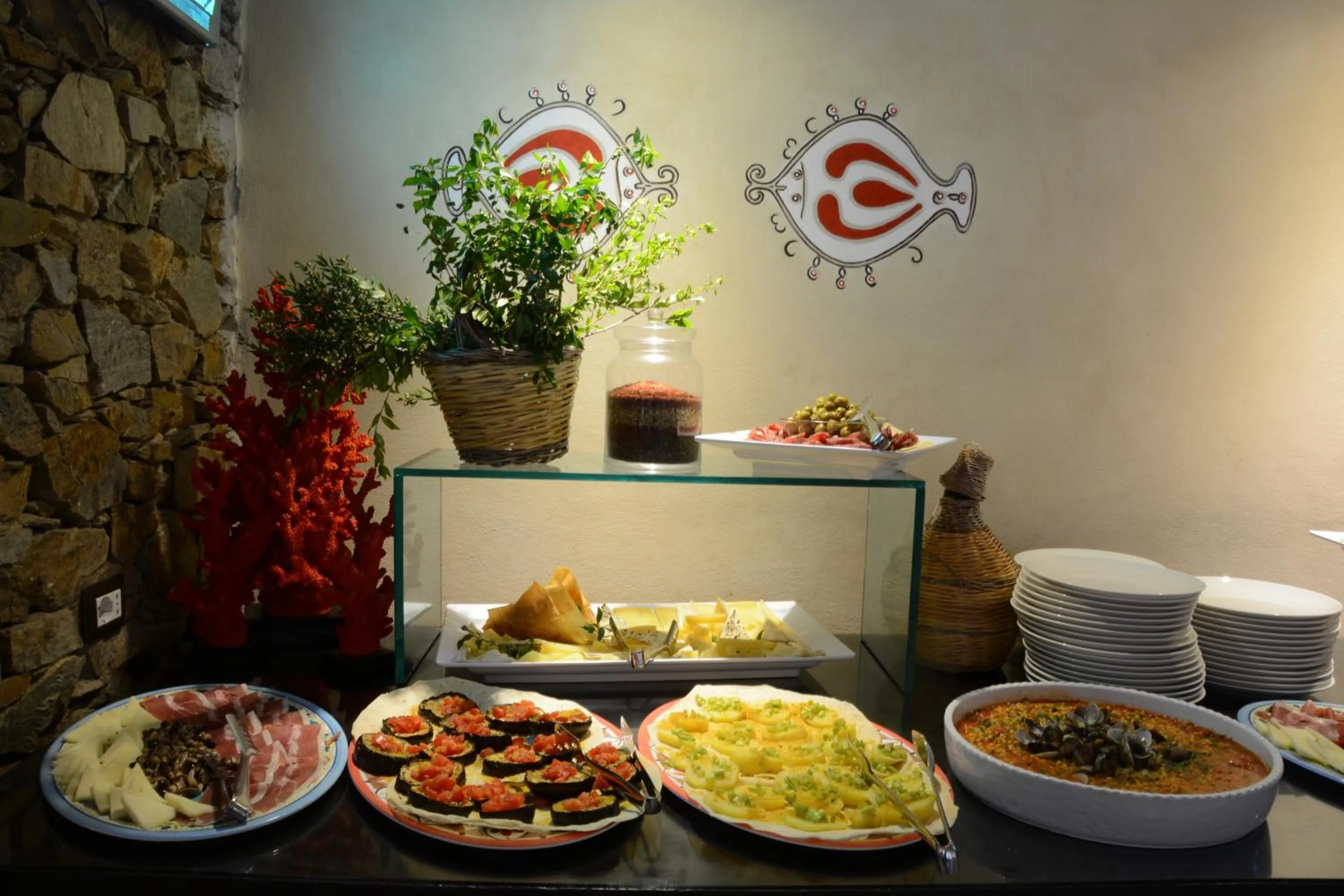 Food and drinks in UNAHOTELS Club Hotel Ancora