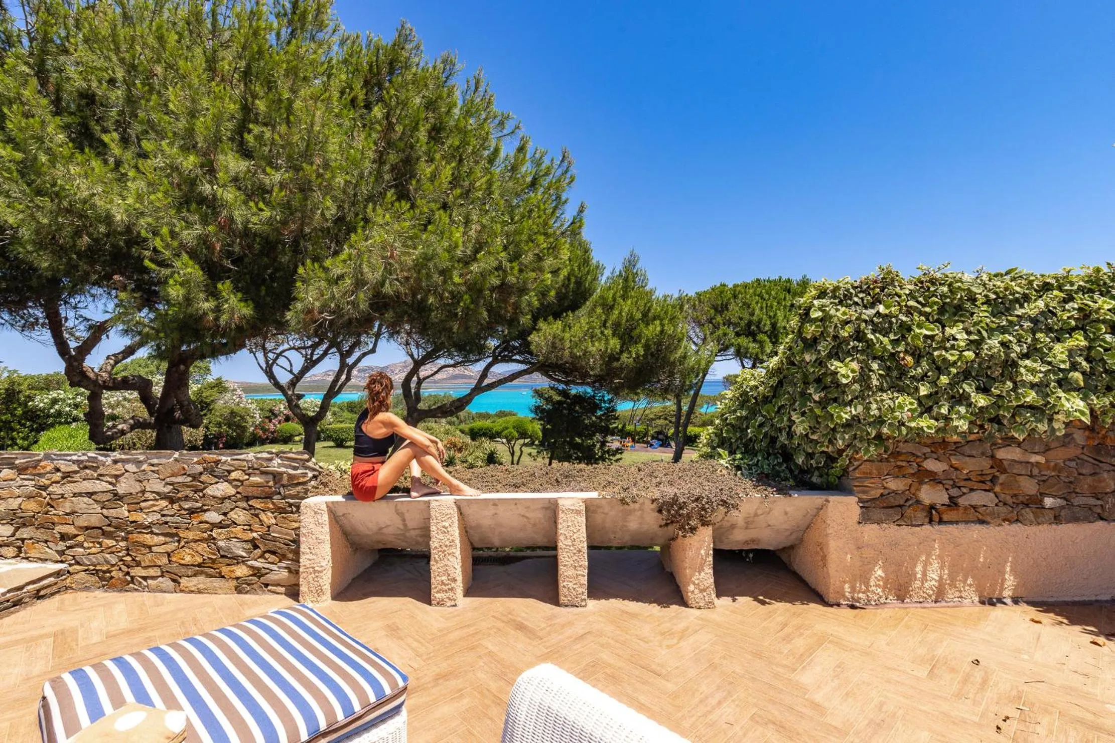 Patio in UNAHOTELS Club Hotel Ancora