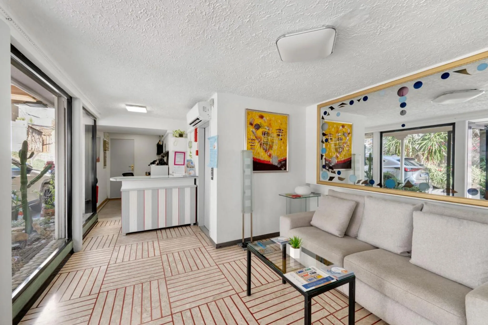 Lobby or reception in Hotel La Perla Del Capo