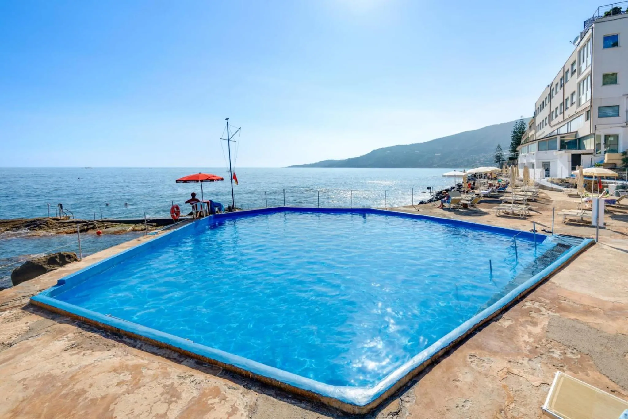 Swimming pool in Hotel La Perla Del Capo
