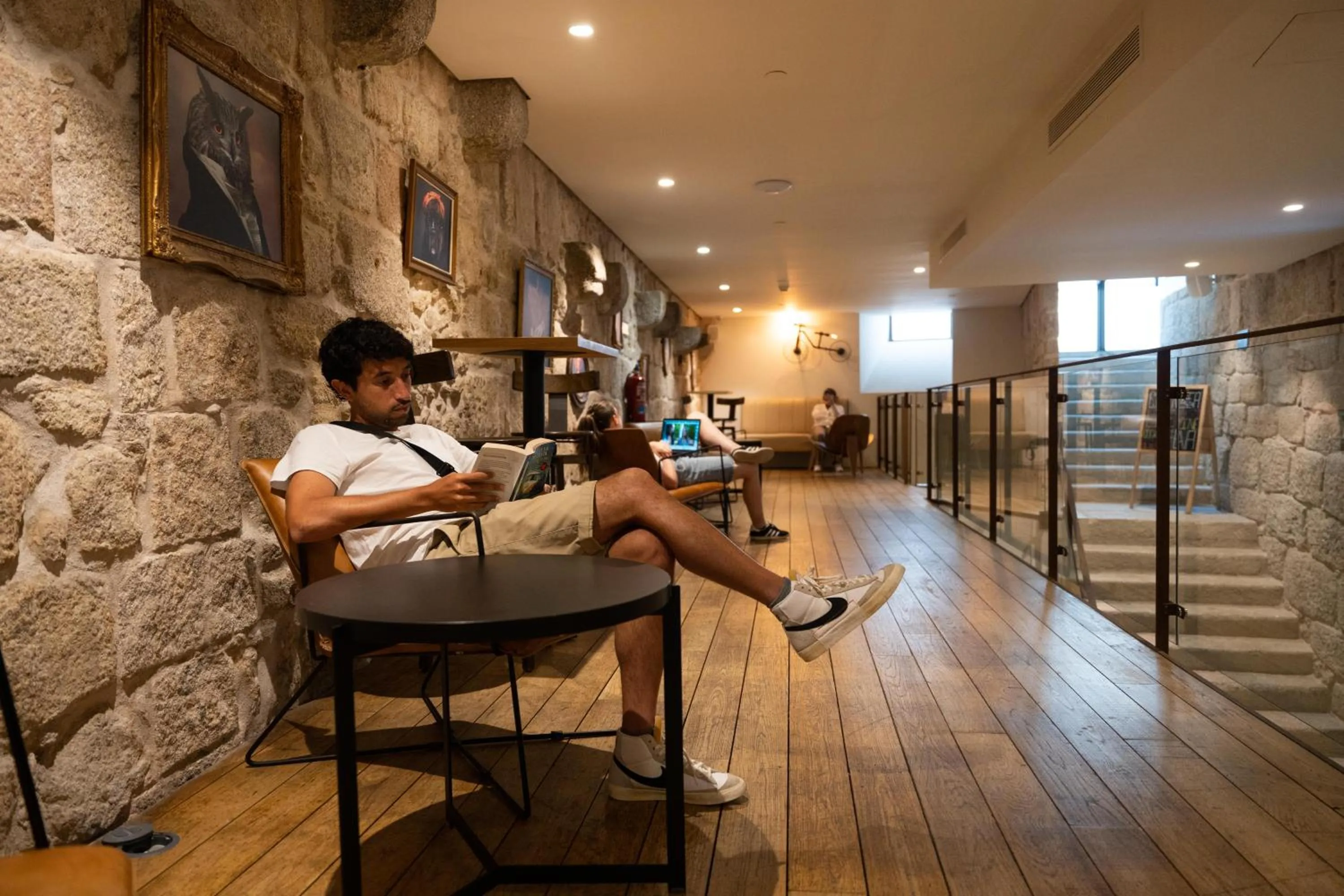 Seating area in The Central House Porto Ribeira