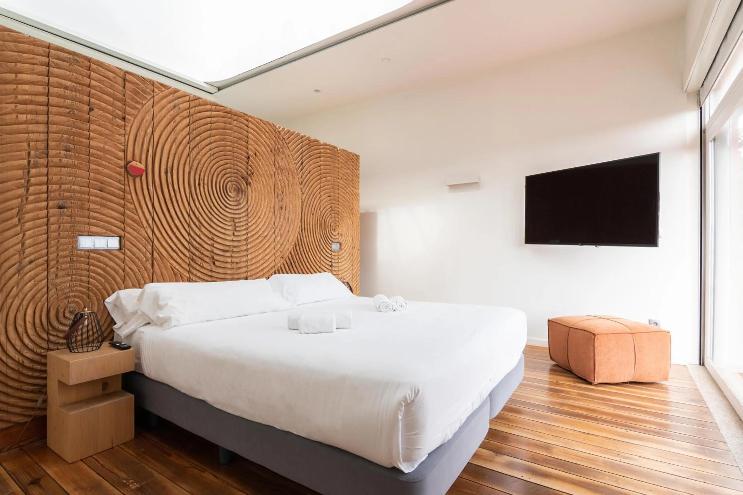 Bed in The Central House Porto Ribeira