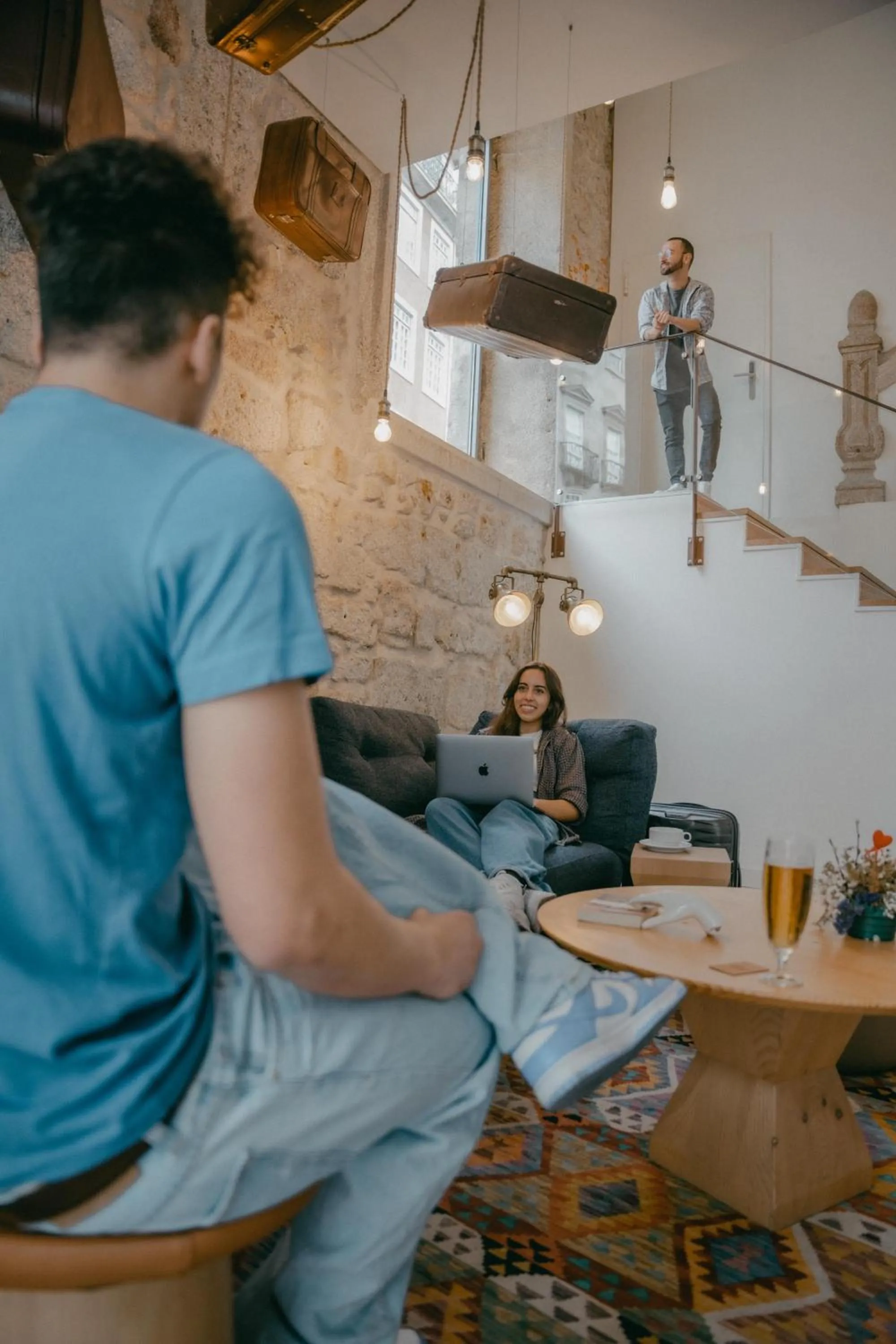 Seating area in The Central House Porto Ribeira