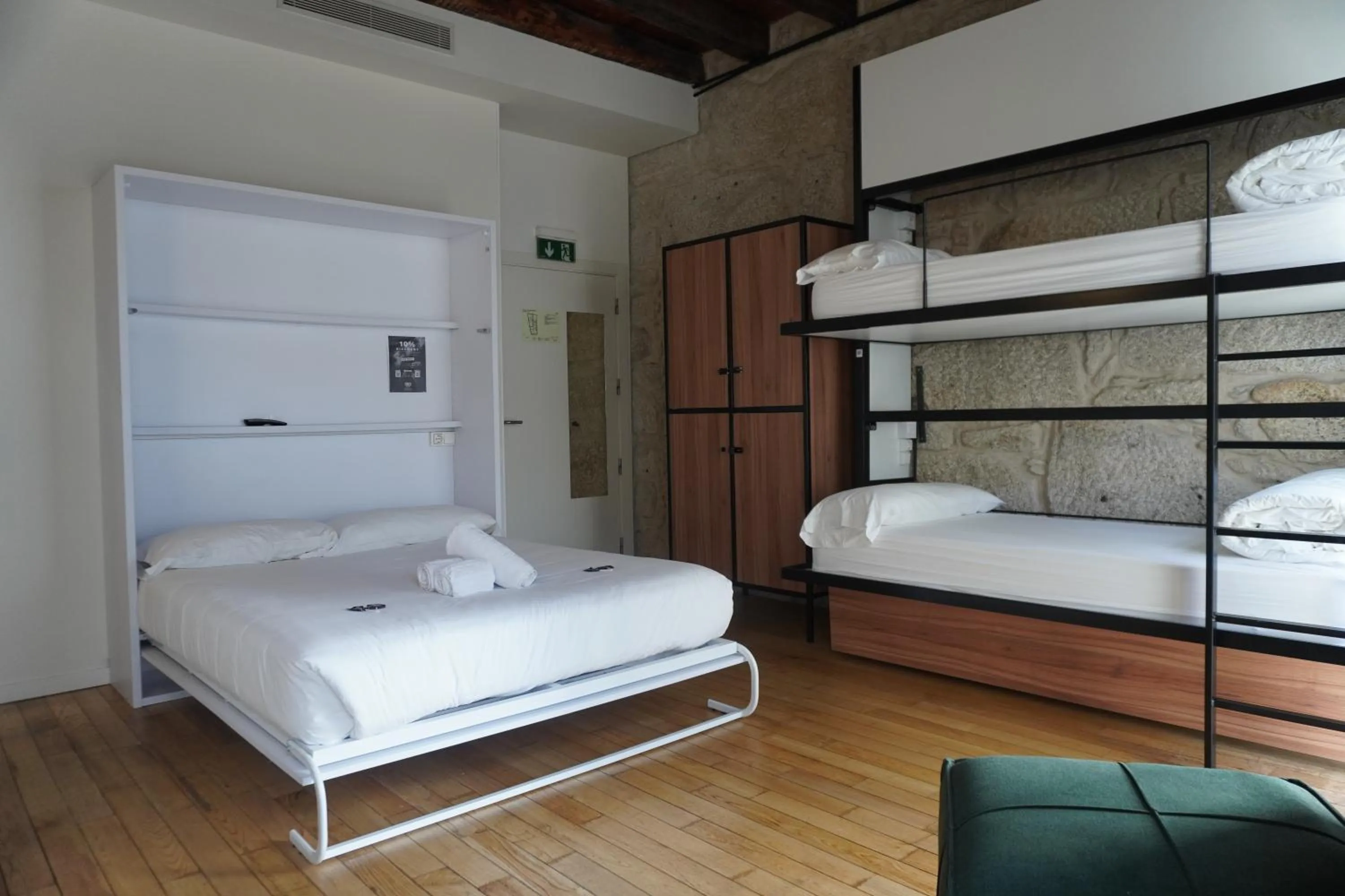 Bed in The Central House Porto Ribeira