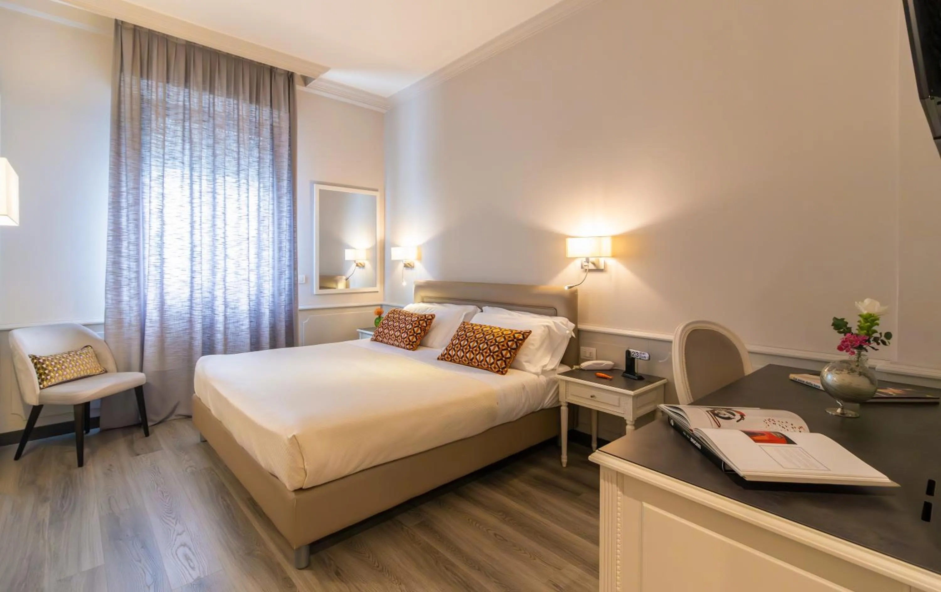 Bedroom, Bed in Parco dei Principi Boutique Hotel