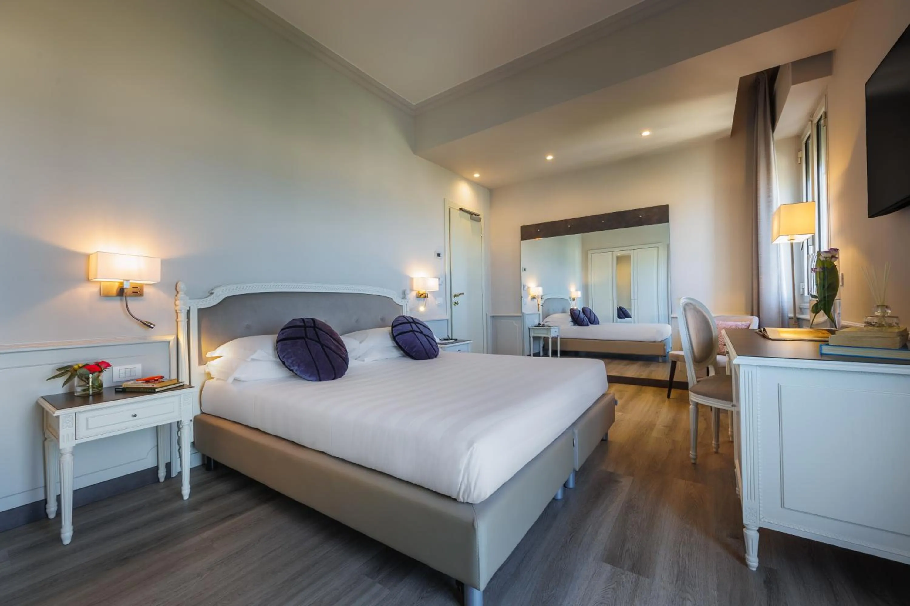 Bedroom, Bed in Parco dei Principi Boutique Hotel