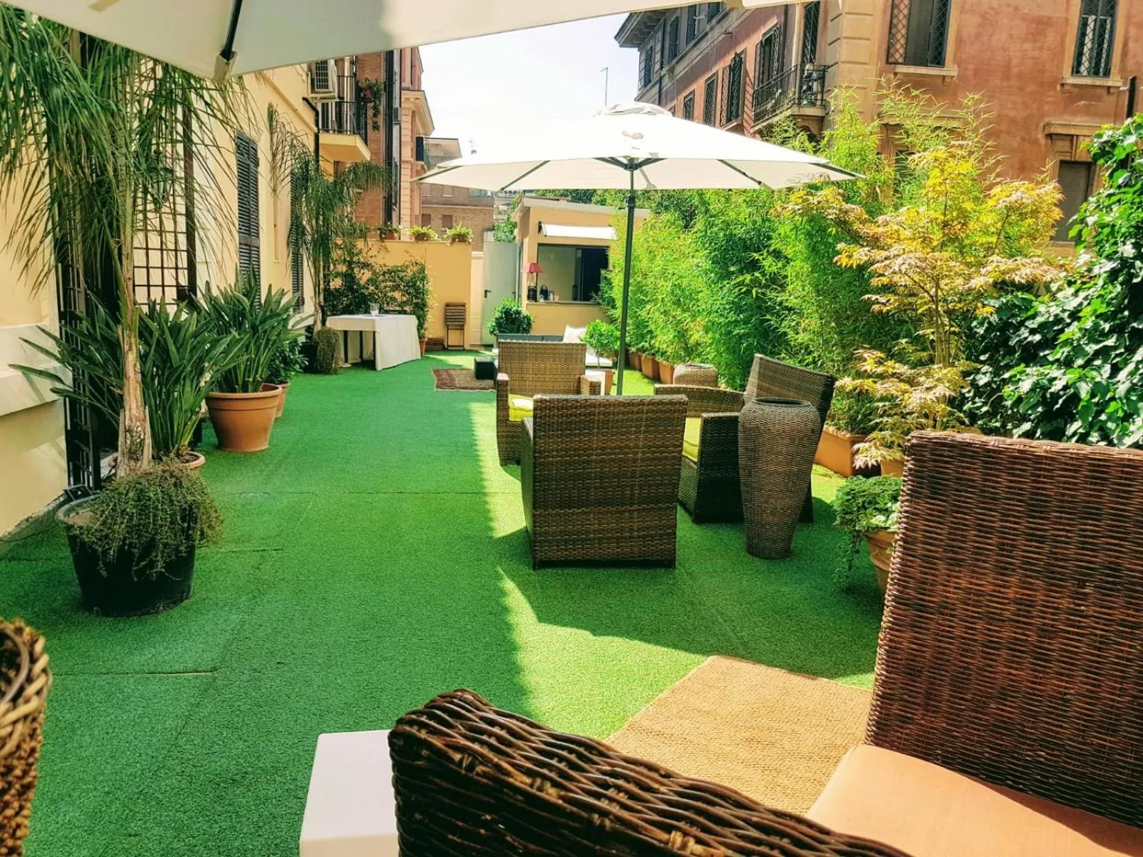 Balcony/Terrace in Hotel Coppede'