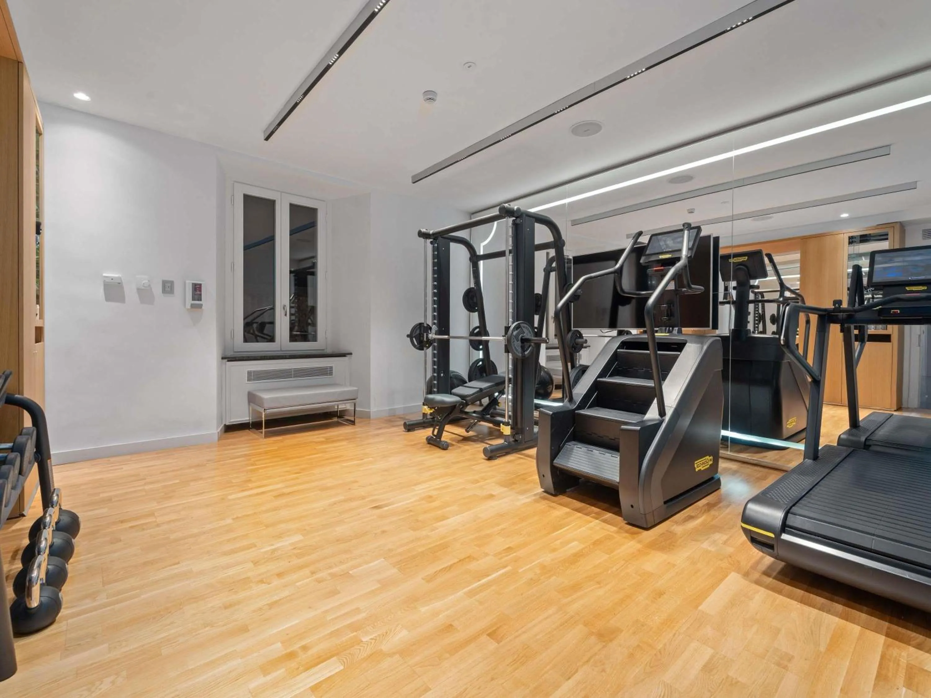 Fitness centre/facilities in Sofitel Roma Villa Borghese