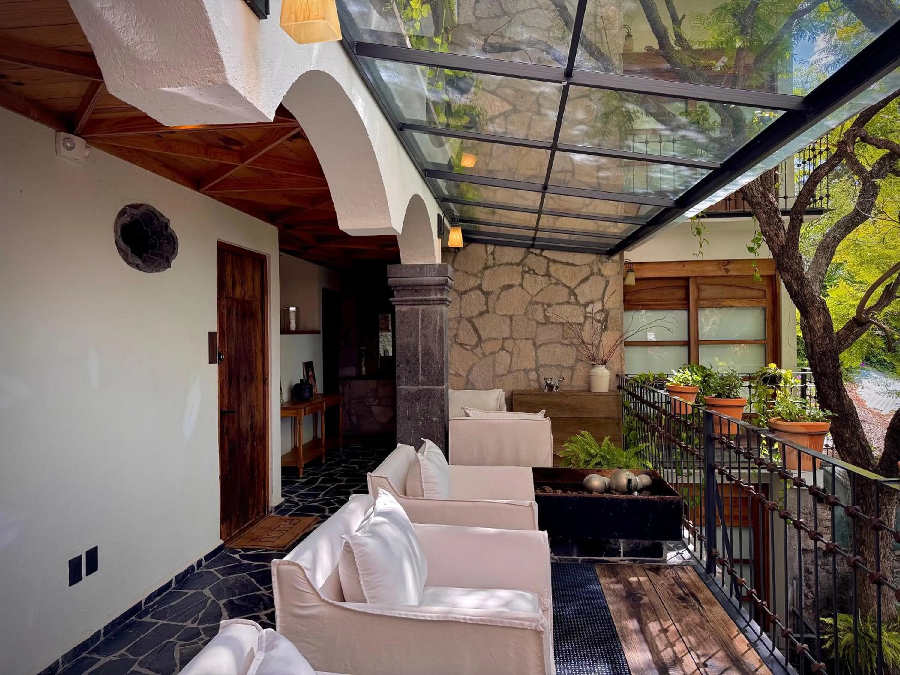 Living room in Hotel Boutique Casa Laja