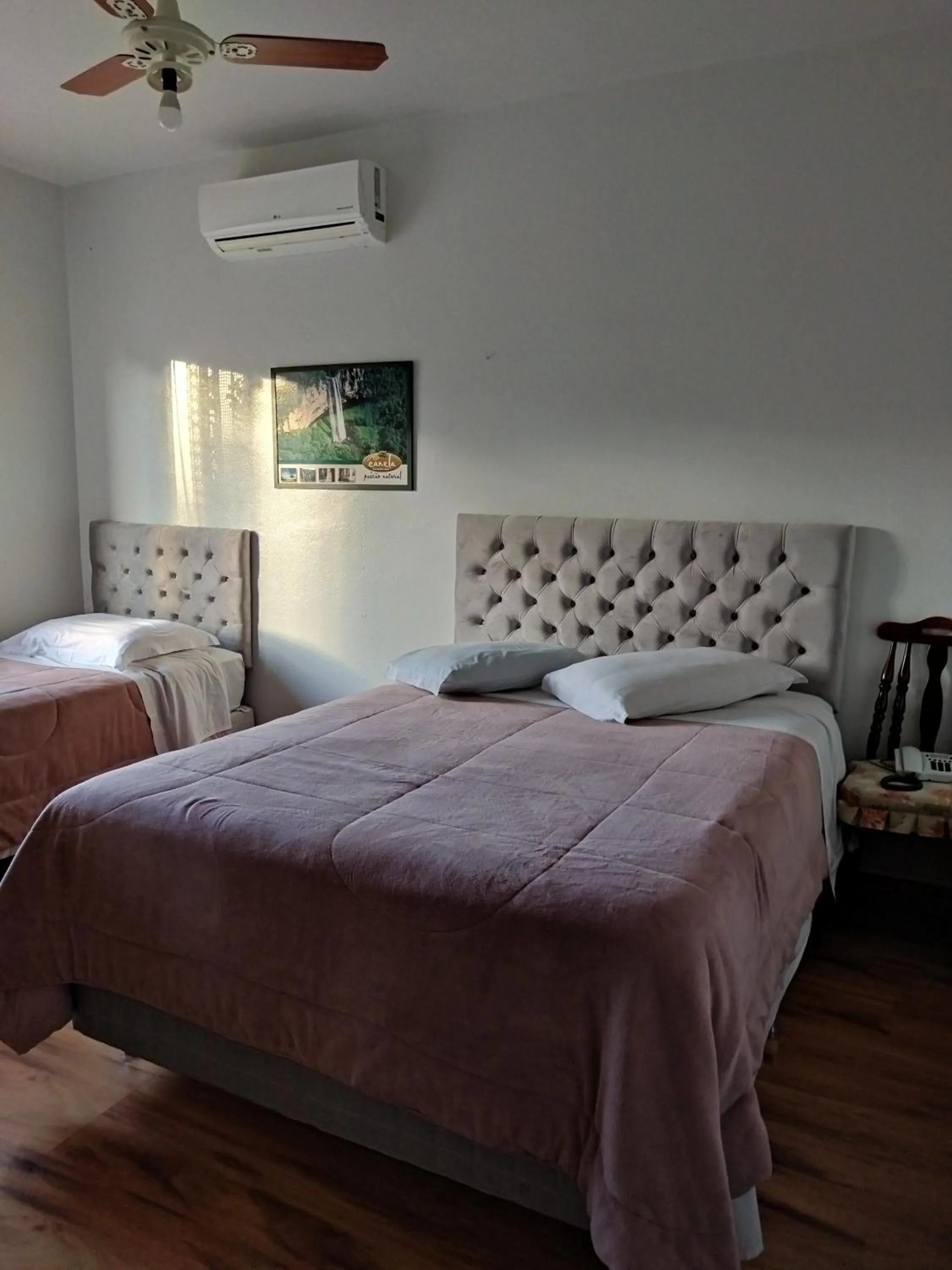 Bed in Hotel Pequenino