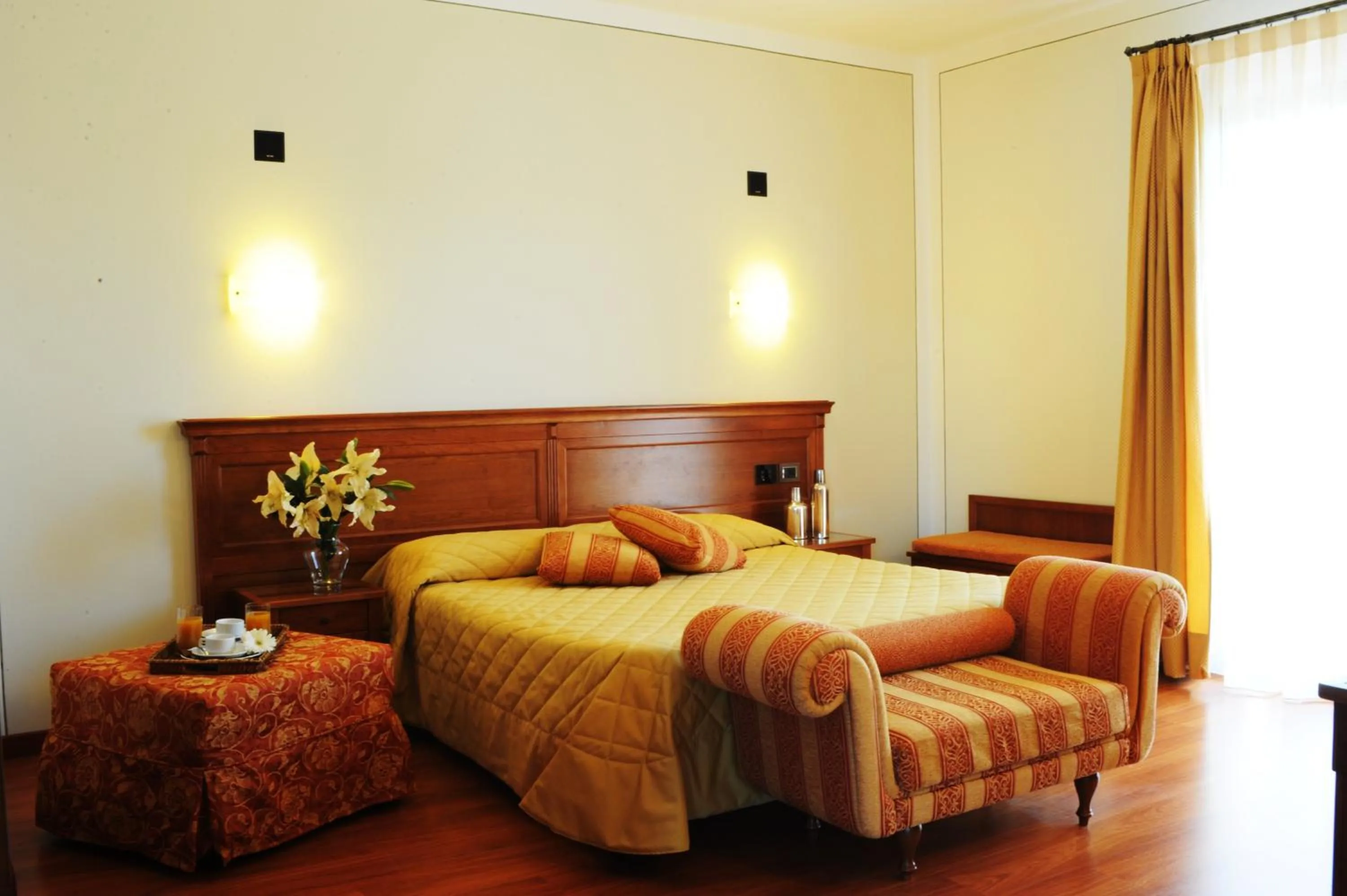 Bed in Hotel Panoramic Montepulciano