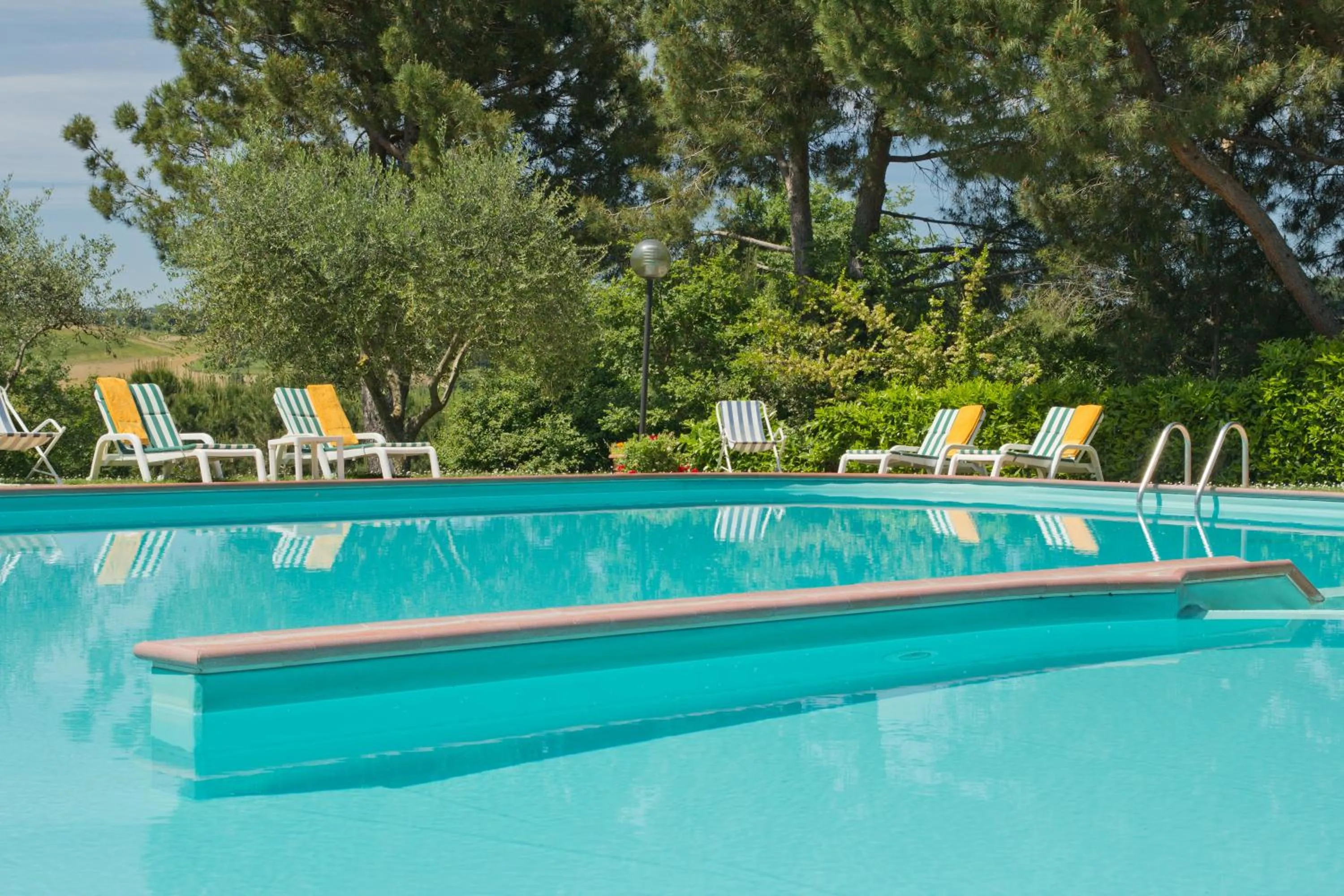 Swimming pool in Hotel Panoramic Montepulciano
