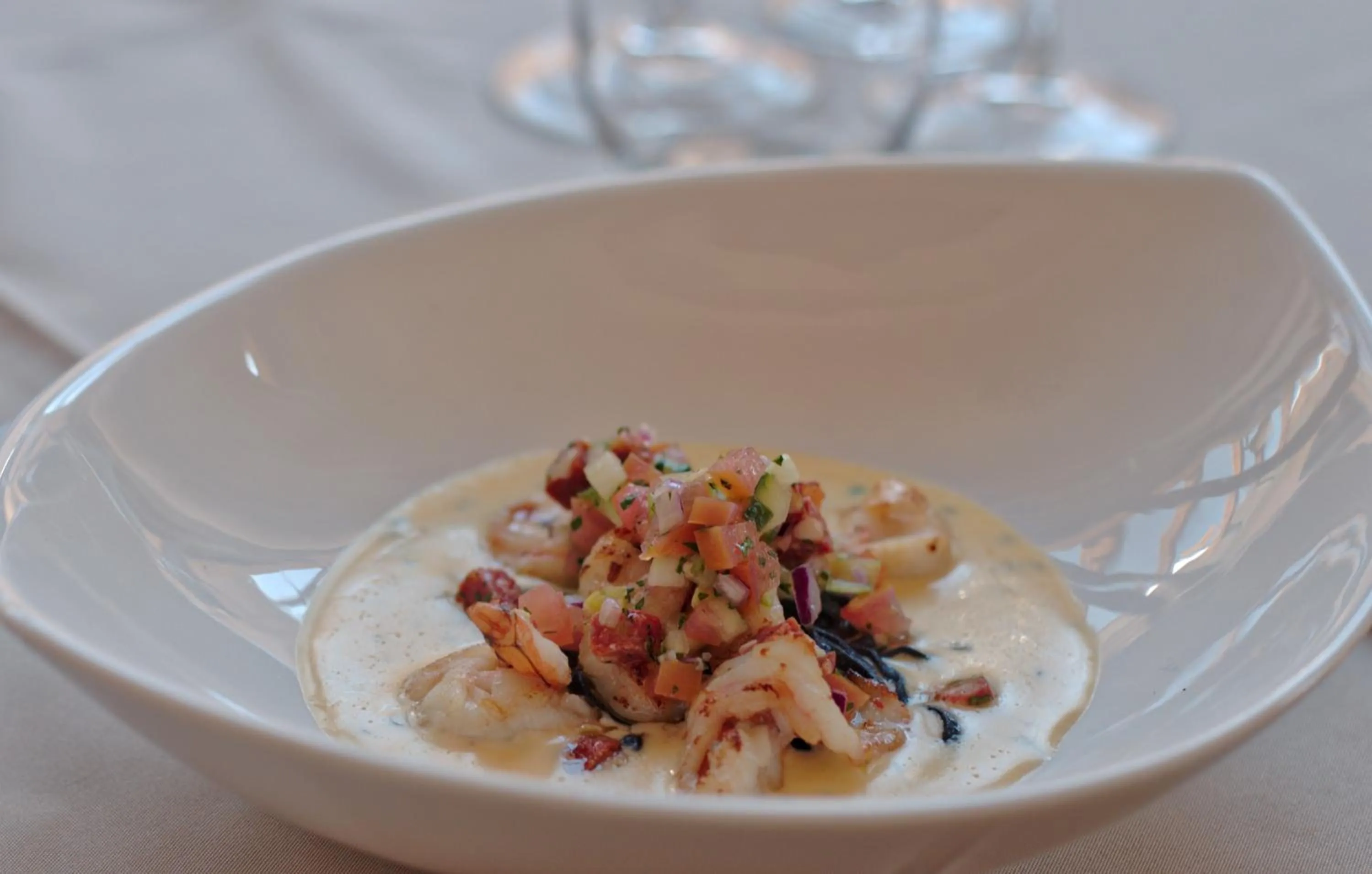 Food close-up in Oleander Guest House