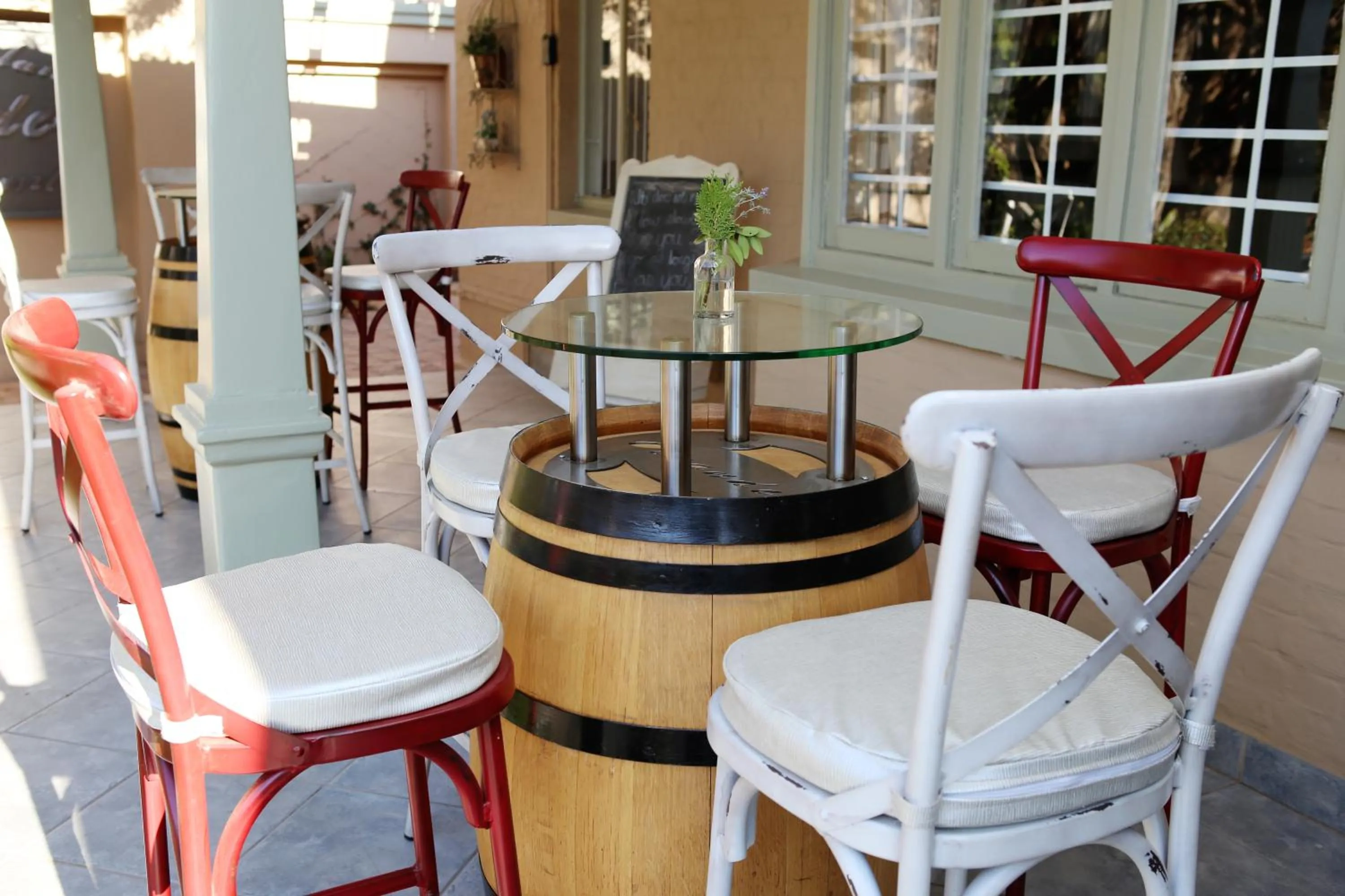 Patio in Oleander Guest House