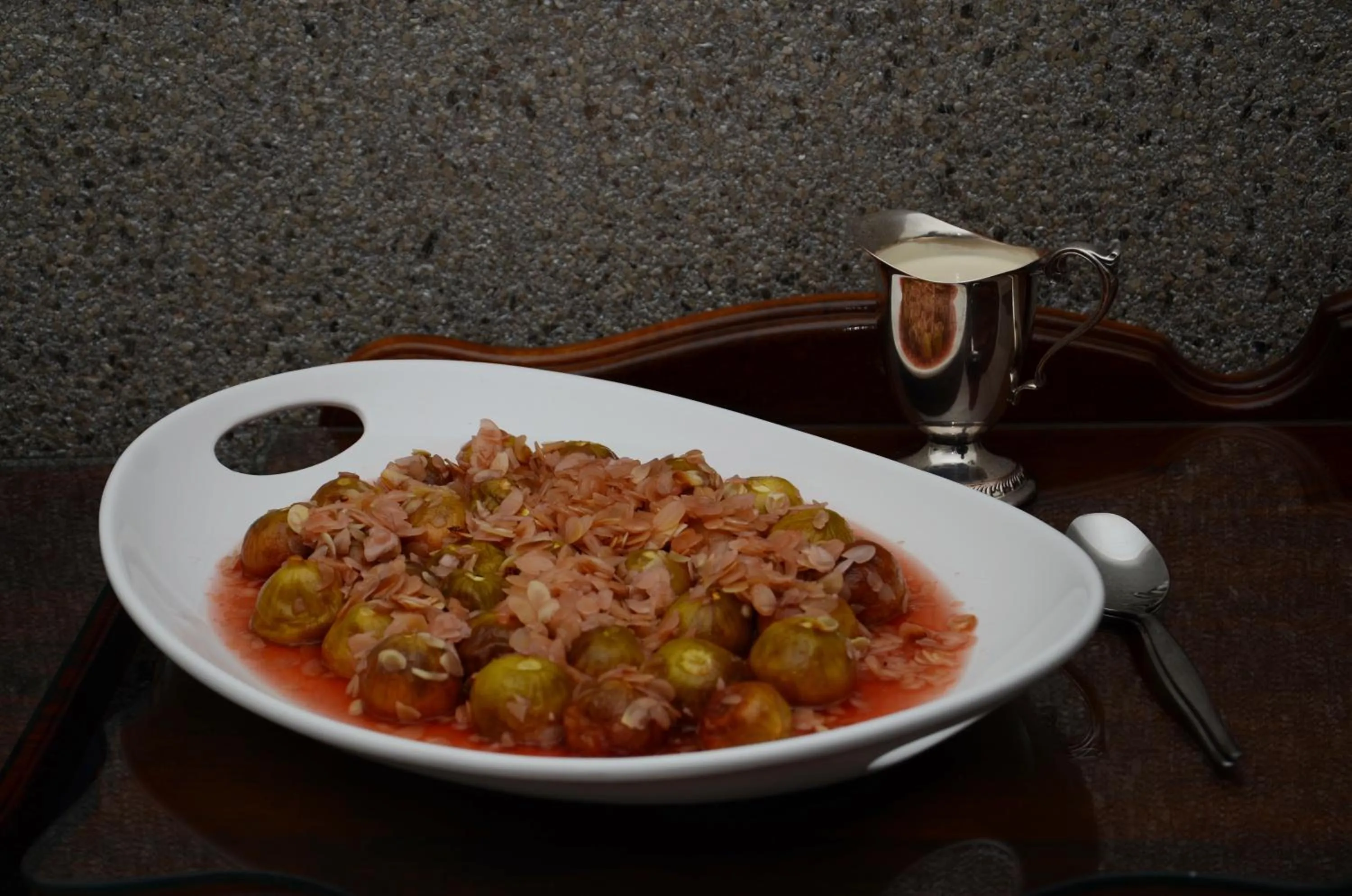 Food close-up in Oleander Guest House