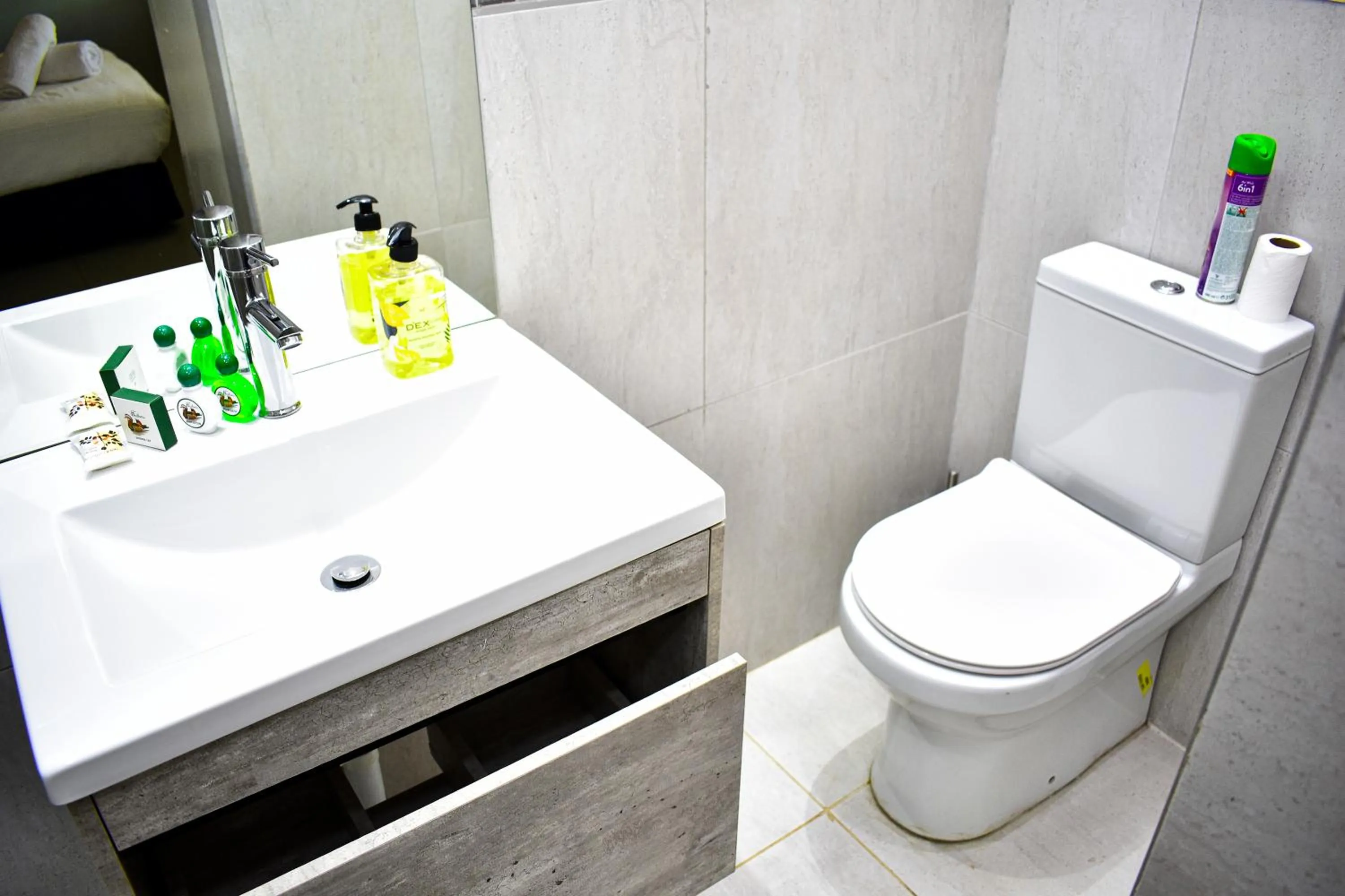 Toilet in Heroes Garden Lodge