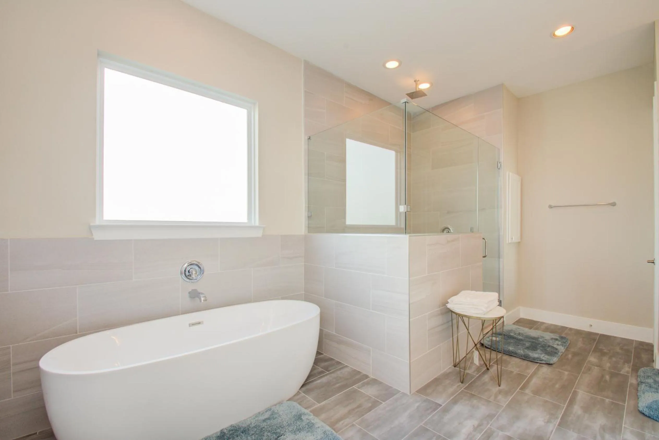 Shower in Elegant East Downtown House Houston TX