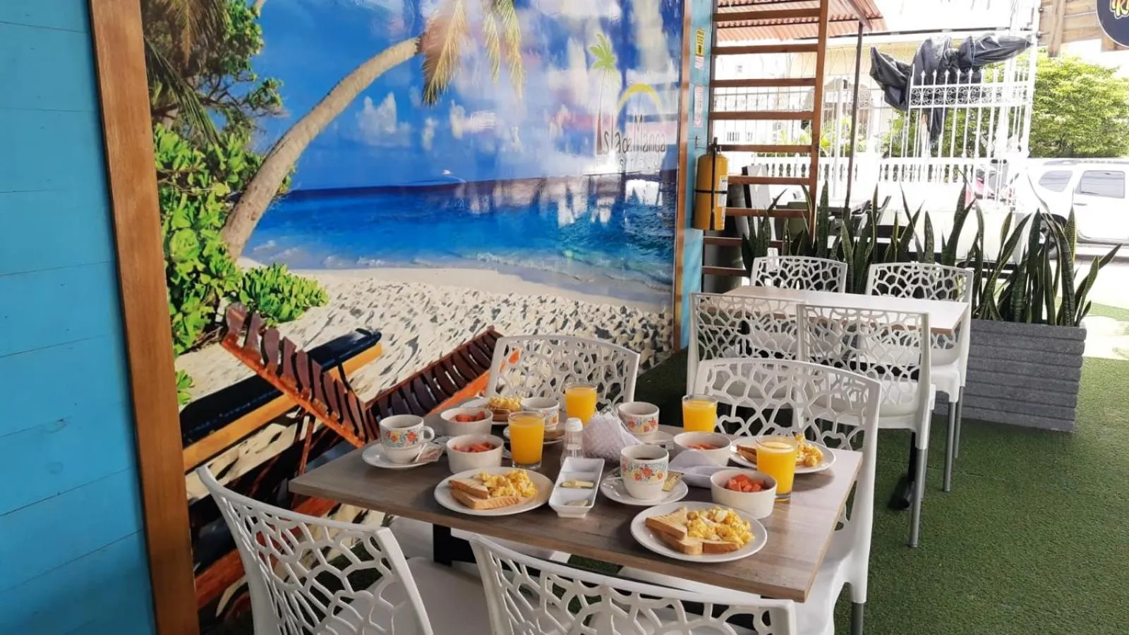 Dining area in Ayenda Isla de Manga