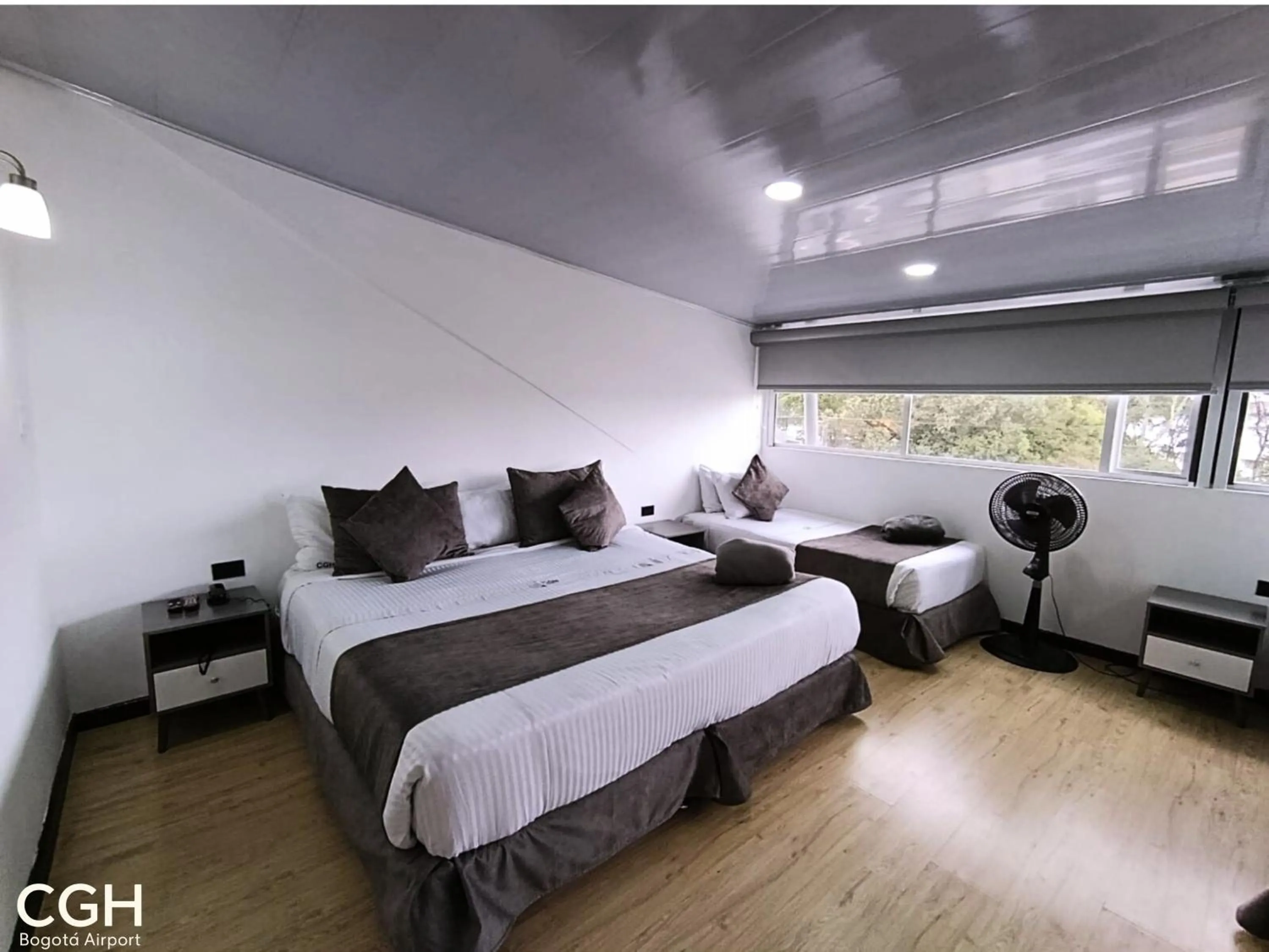 Bed in Hotel CGH Bogota Airport