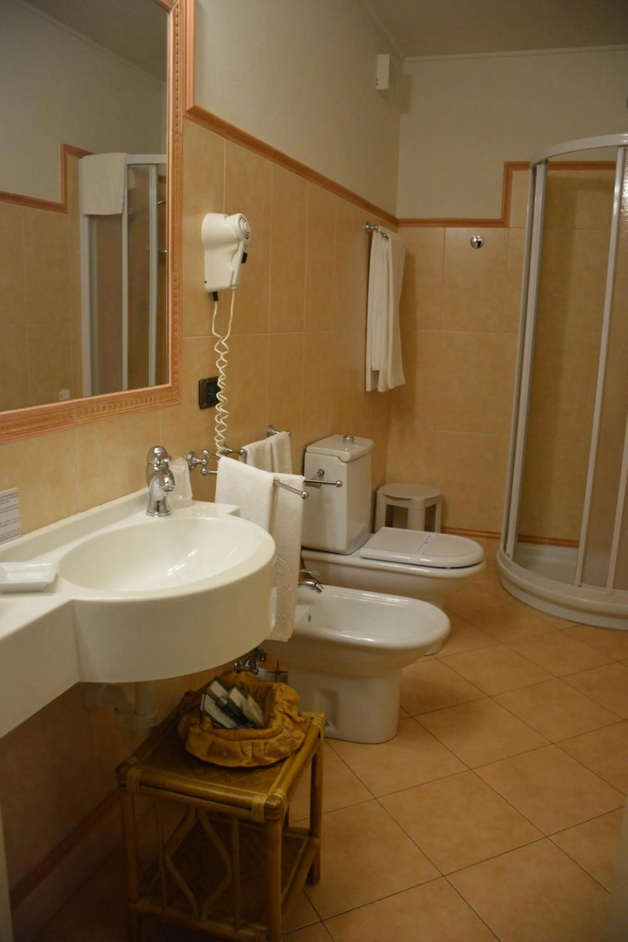 Shower in Romantic Hotel Furno