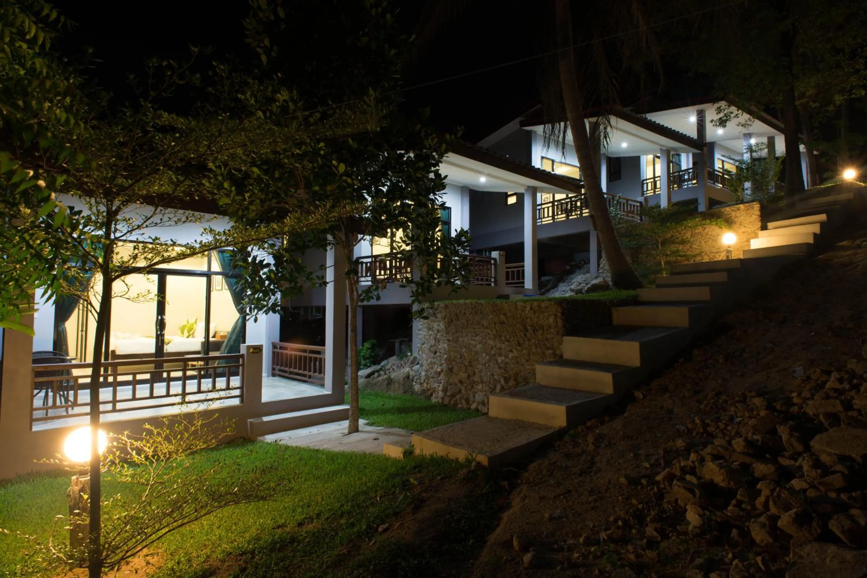 Facade/entrance in Sun Moon Star Resort Koh Phangan