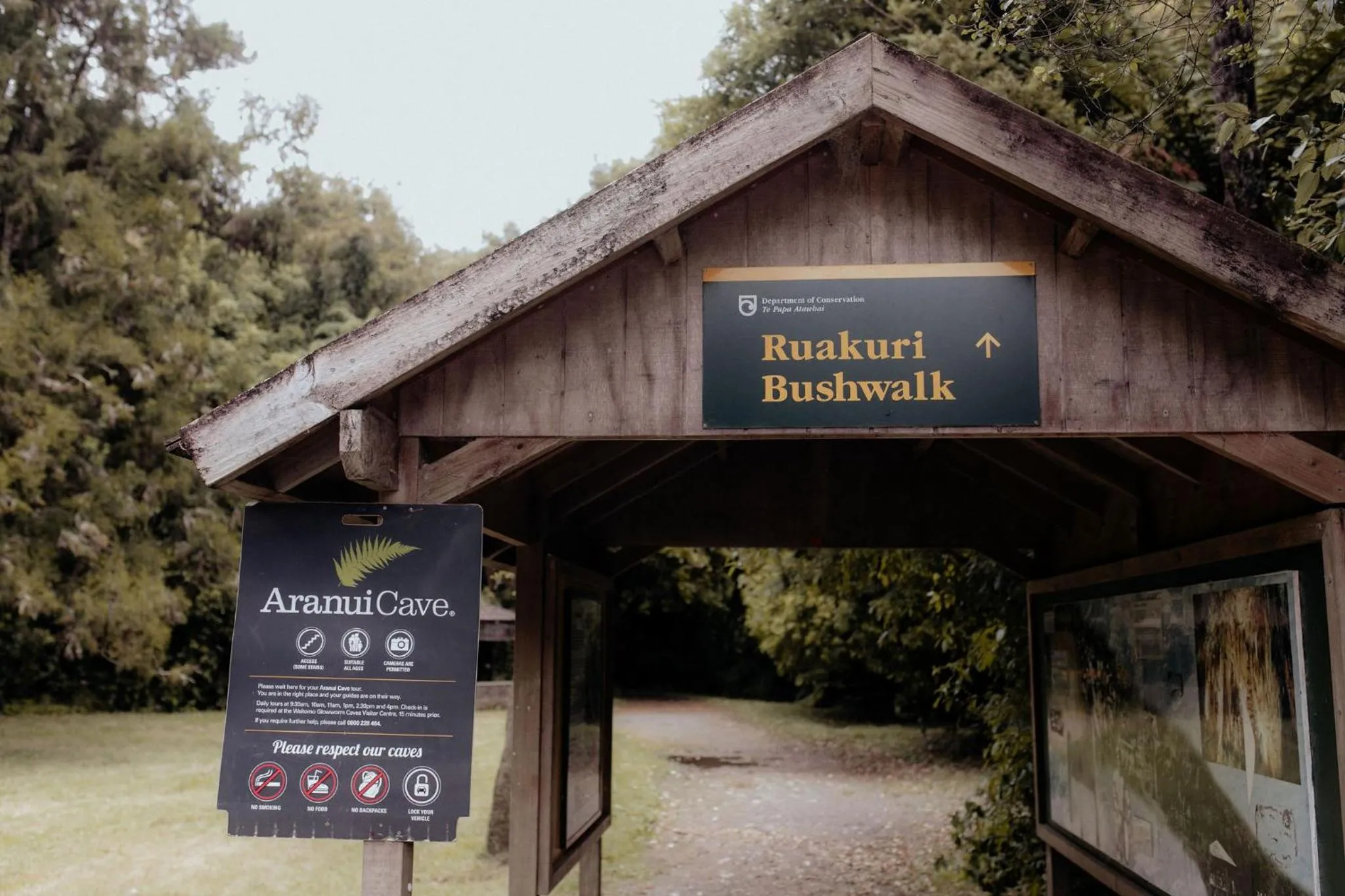 Nearby landmark in Waitomo Village Chalets home of Kiwipaka