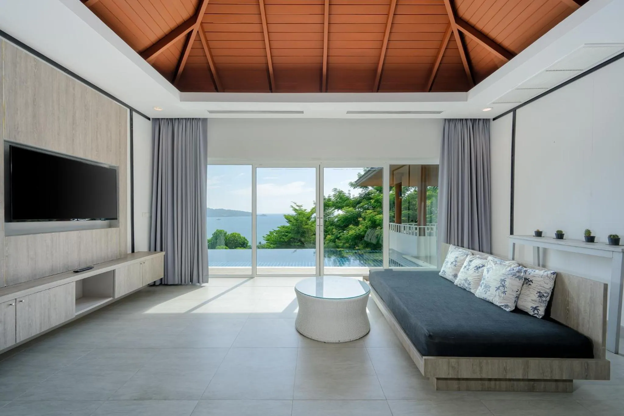 Living room in Andamantra Resort and Villa Phuket