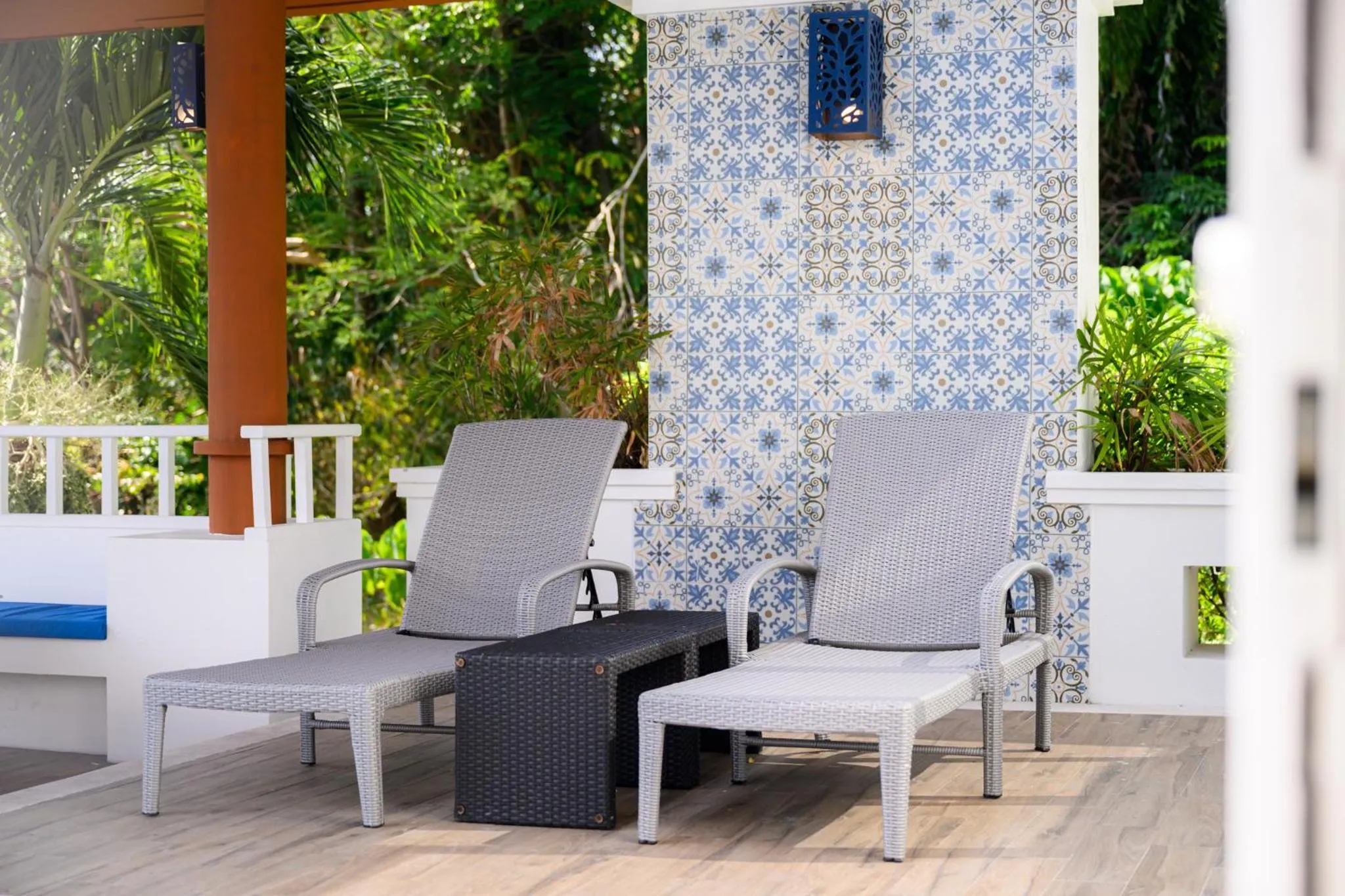 Seating area in Andamantra Resort and Villa Phuket