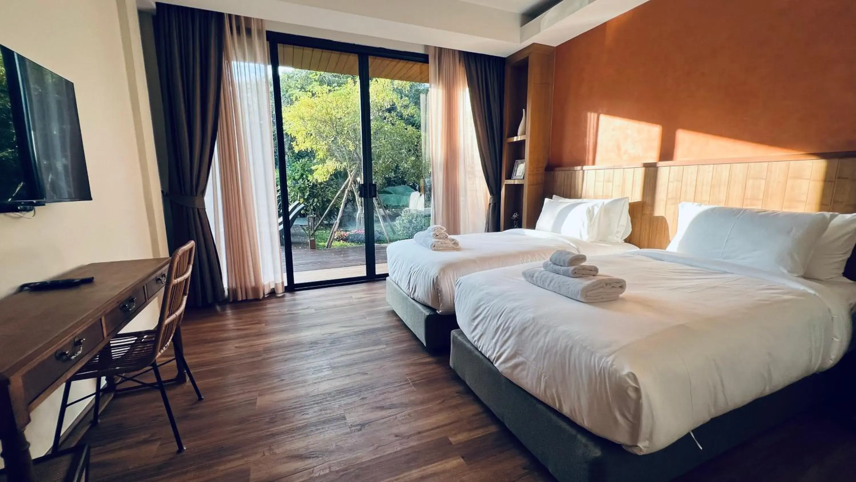 Twin Room with Garden View in The Memory Khaoyai Twin Room with Garden View in The Memory Khaoyai