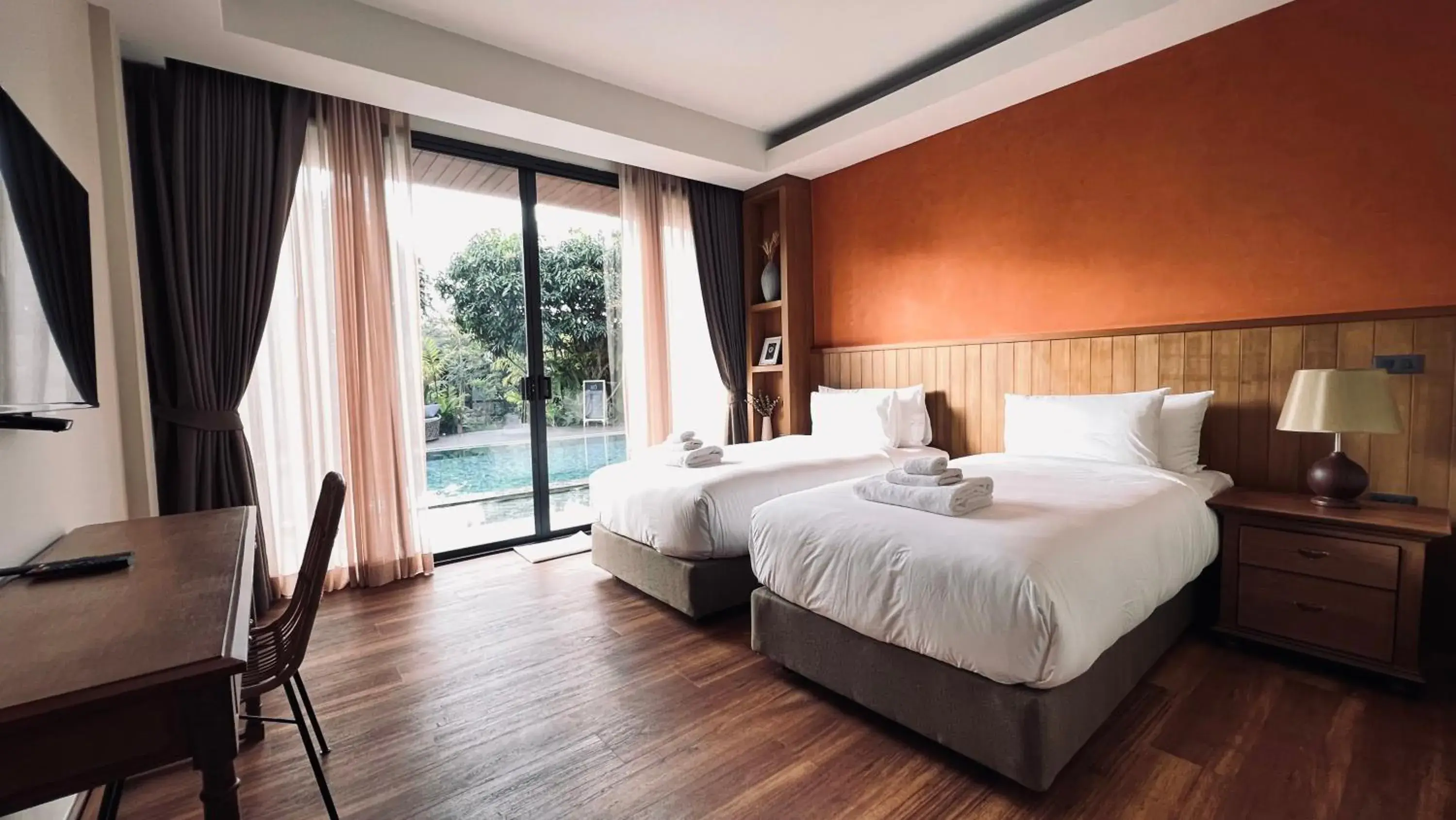 Twin Room with Pool Access in The Memory Khaoyai Twin Room with Pool Access in The Memory Khaoyai