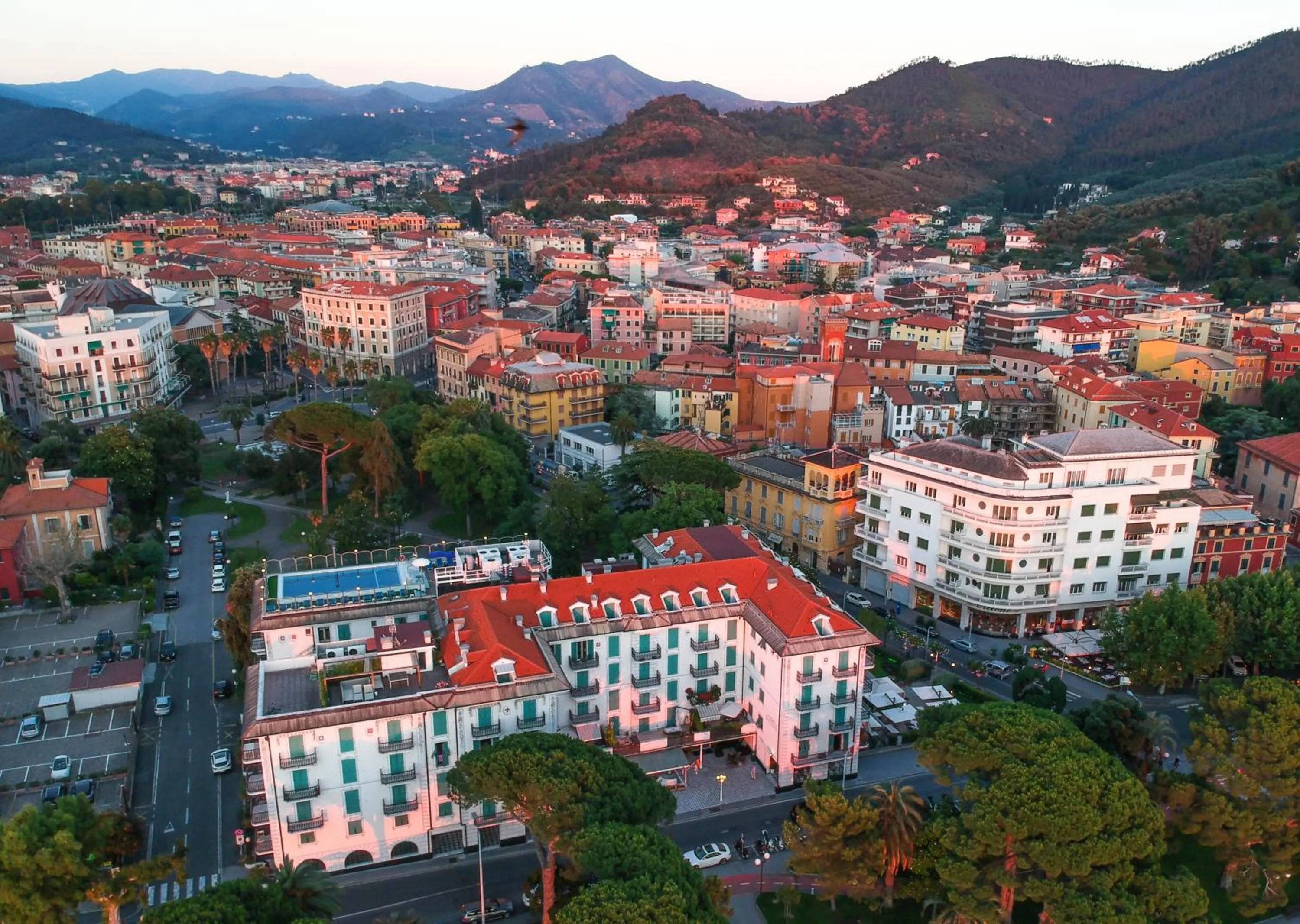 Bird's eye view in Grande Albergo