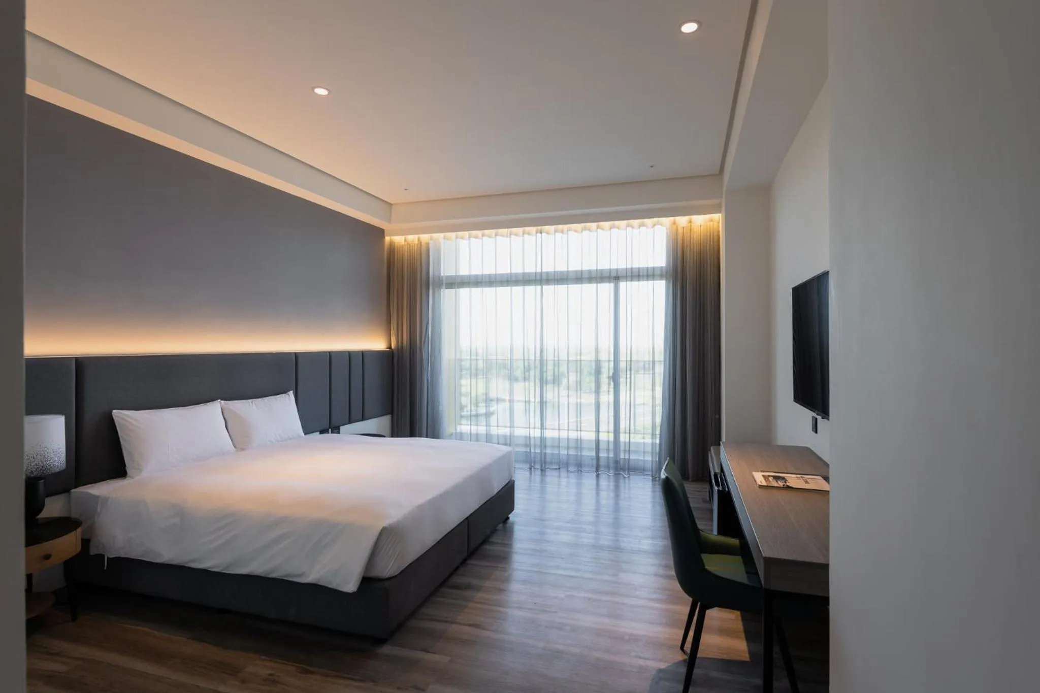 Bed in Formosa Yacht Resort