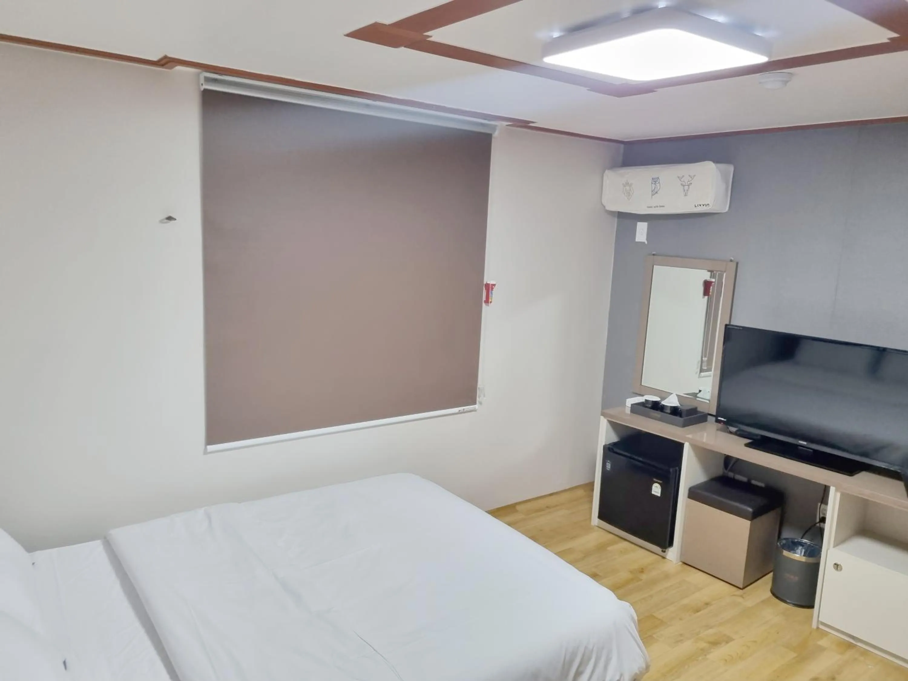 Bed in Charlie Hotel Jeju