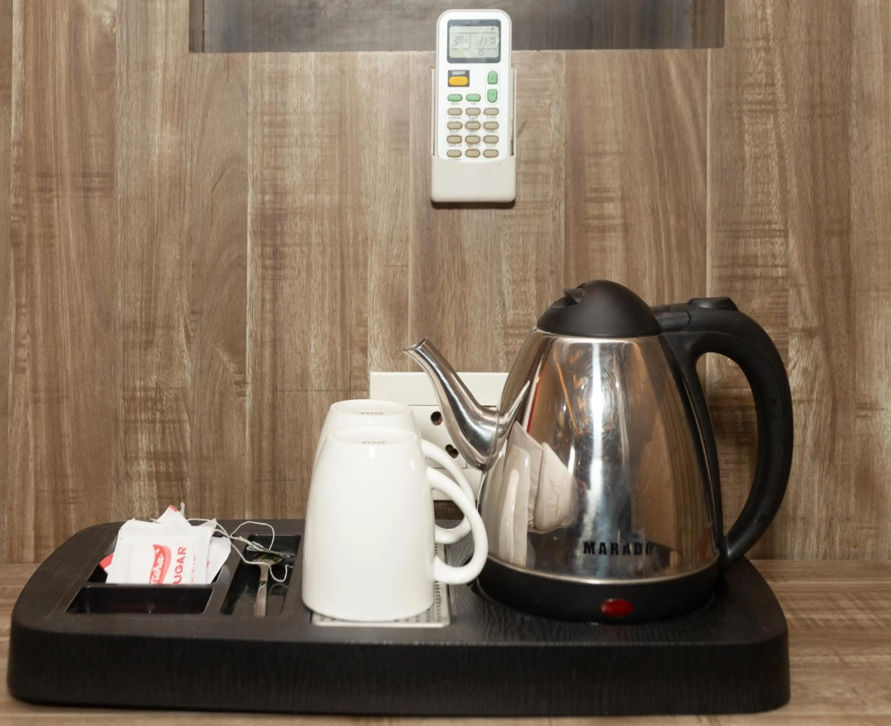 Kitchen or kitchenette in Hotel Airport Deepshree