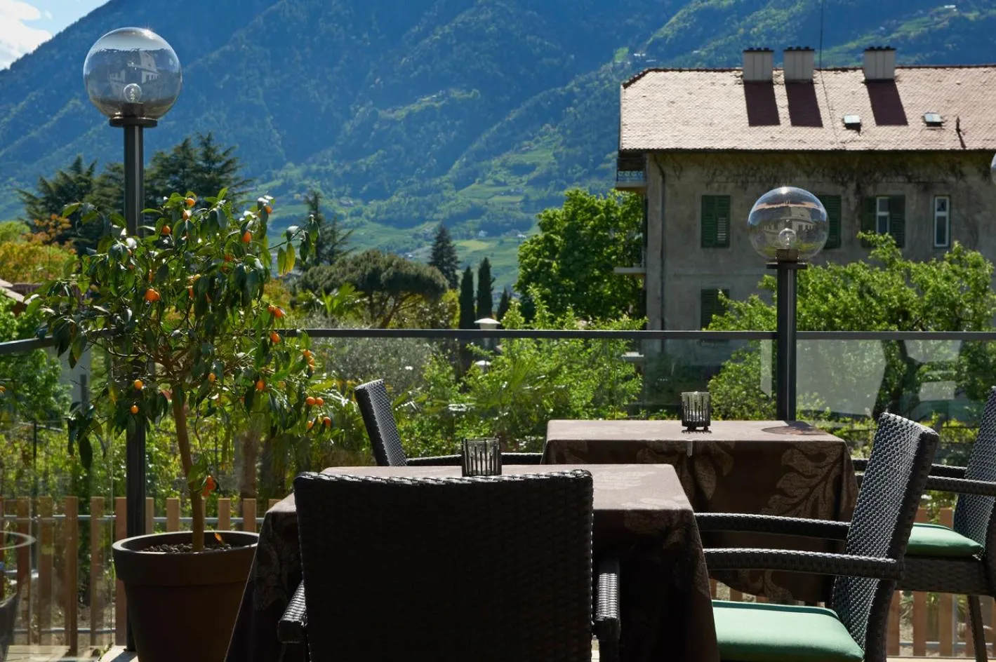 Balcony/Terrace in Hotel Ladurner