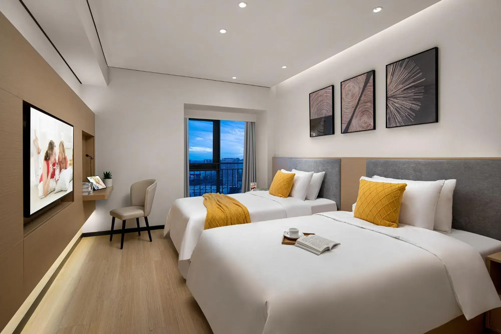 Studio Executive Twin in Citadines Gaoxin Chengdu Studio Executive Twin in Citadines Gaoxin Chengdu