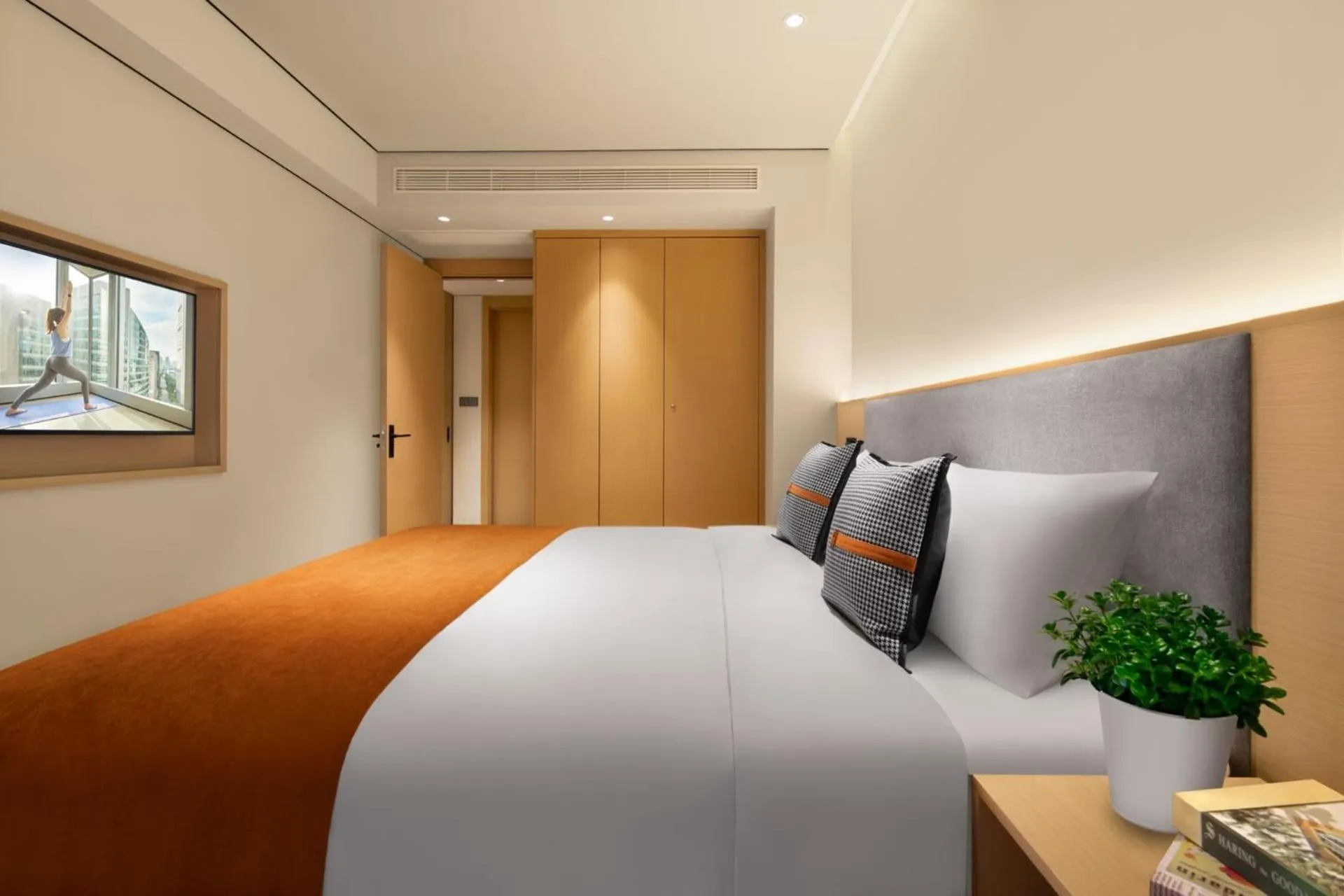 Bedroom, Bed in Citadines Gaoxin Chengdu