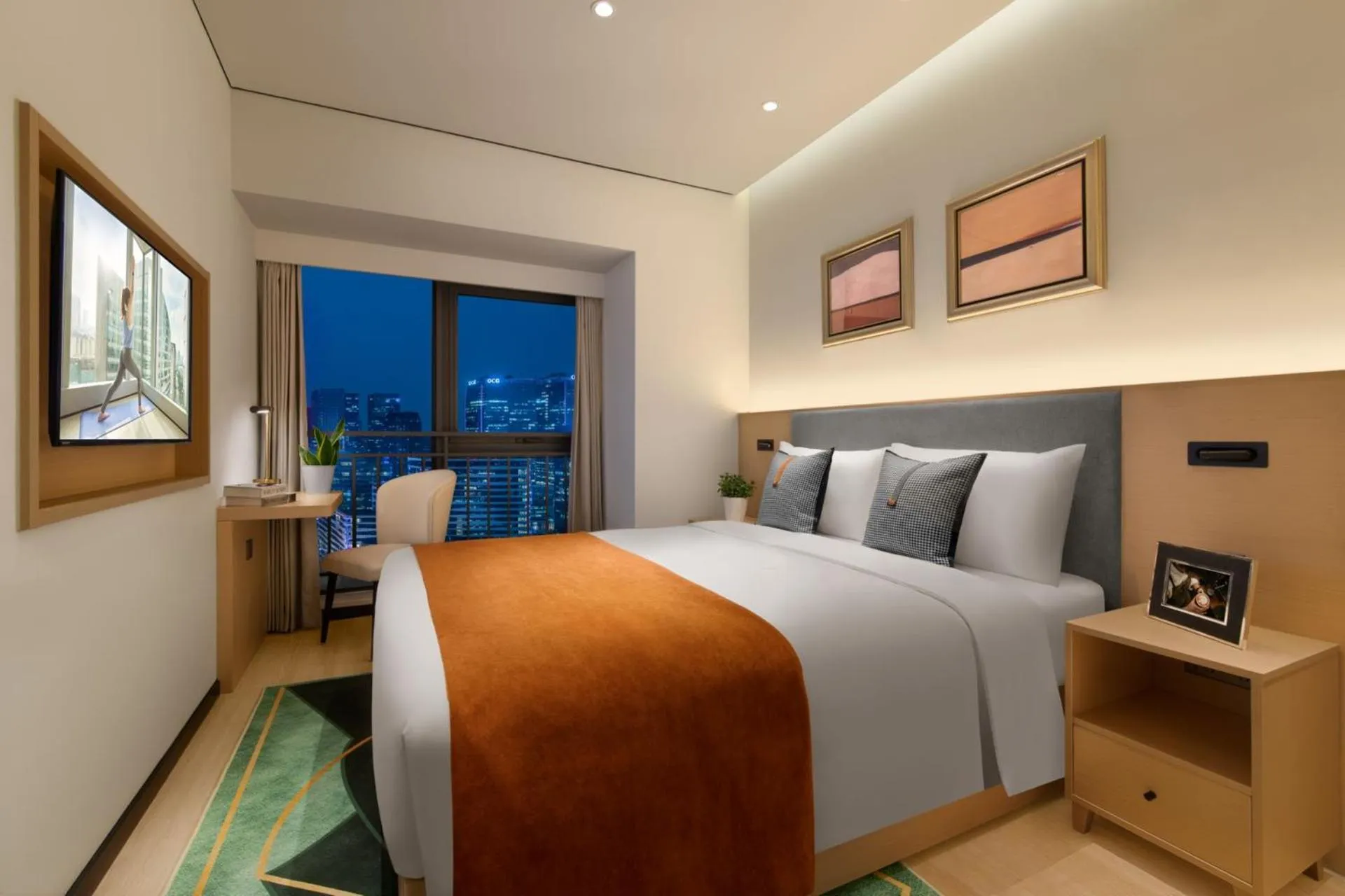 Bed in Citadines Gaoxin Chengdu