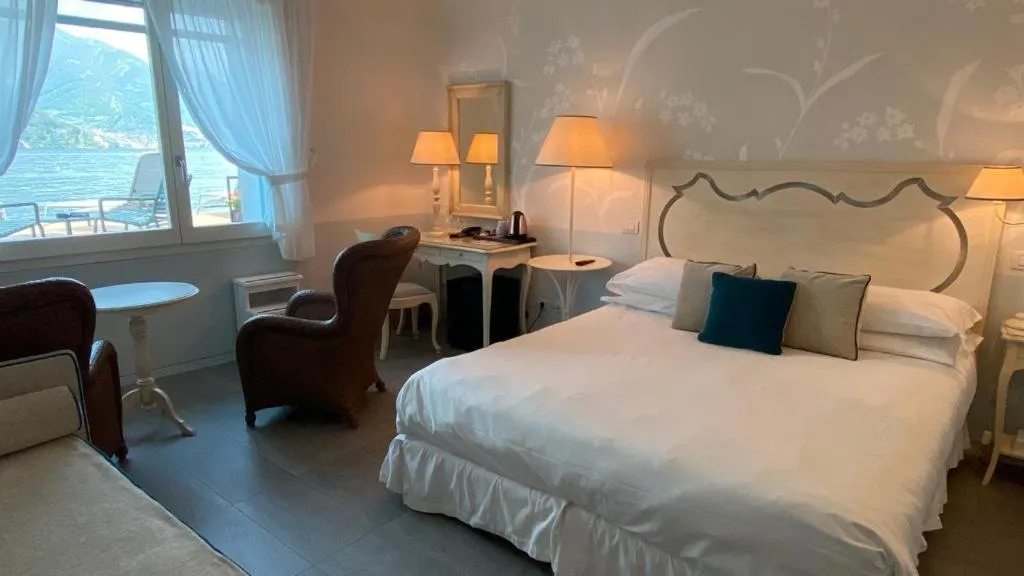 Bed in Hotel Villa Aurora