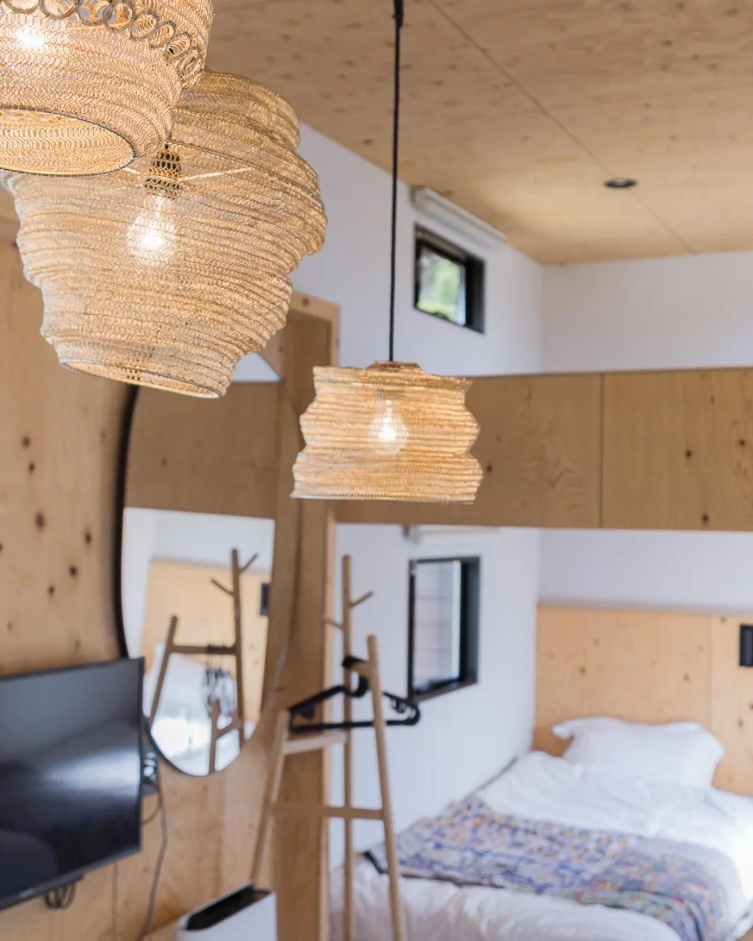 Photo of the whole room, Bed in GLANSTELLA CABIN Fujiyamanakako