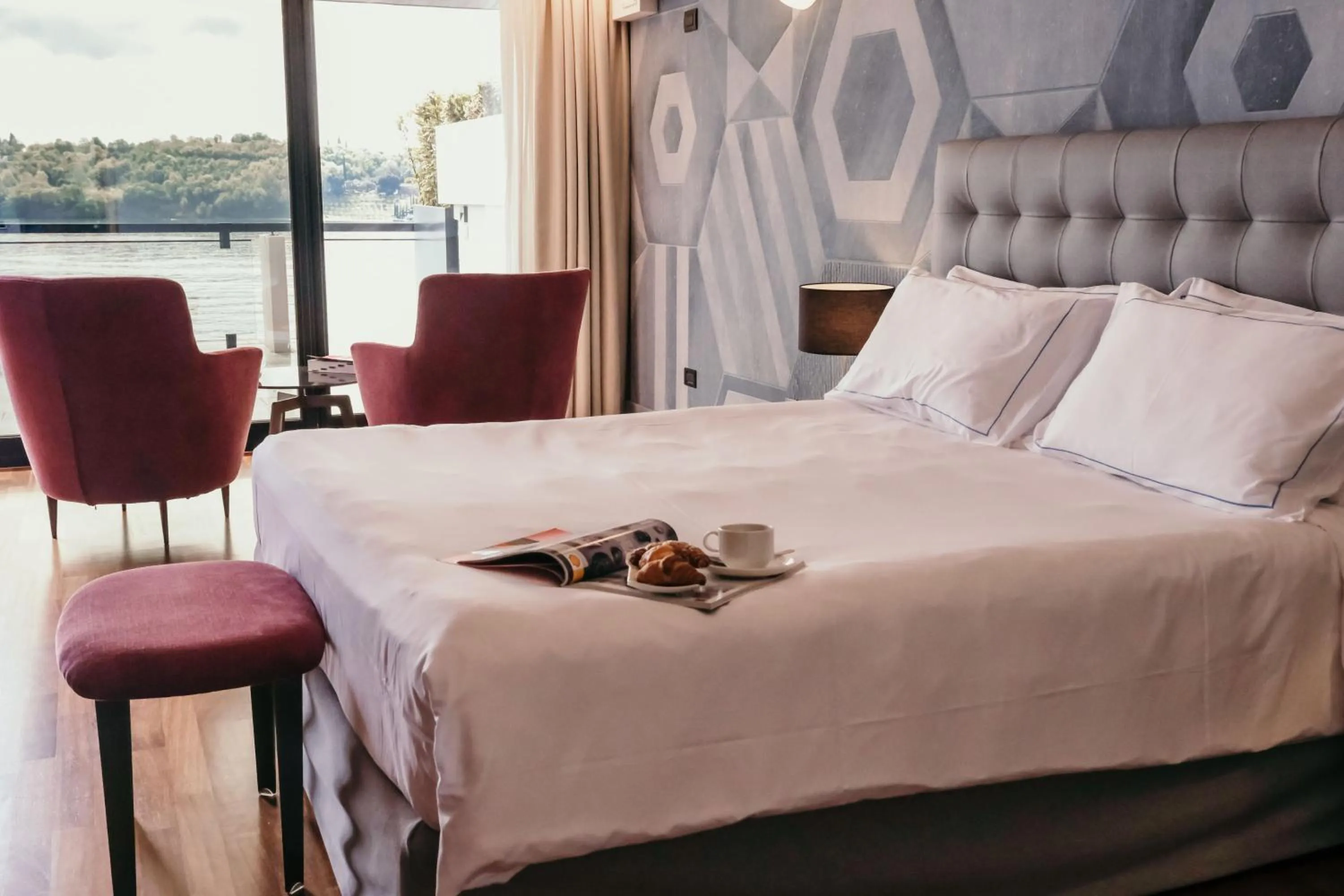 Bed in Hotel Salò du Parc