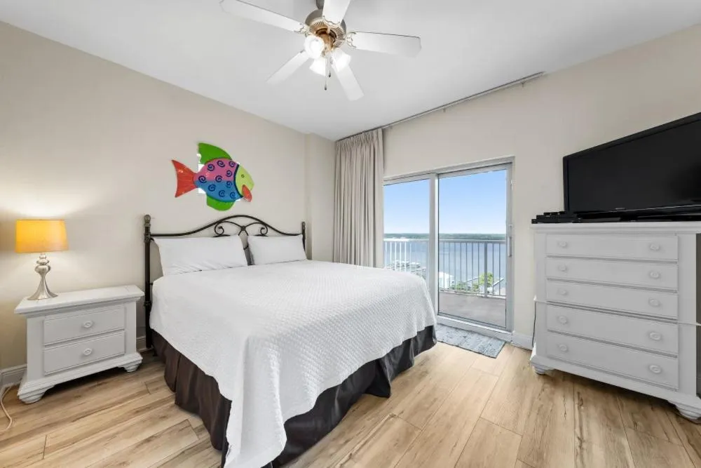 Bed in Crystal Tower 1309 by Youngs Suncoast