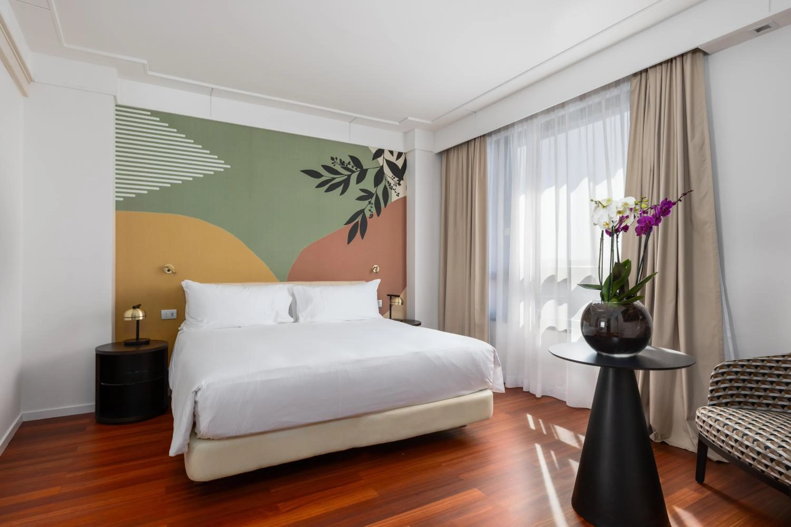 Bed in DoubleTree by Hilton Florence Metropole