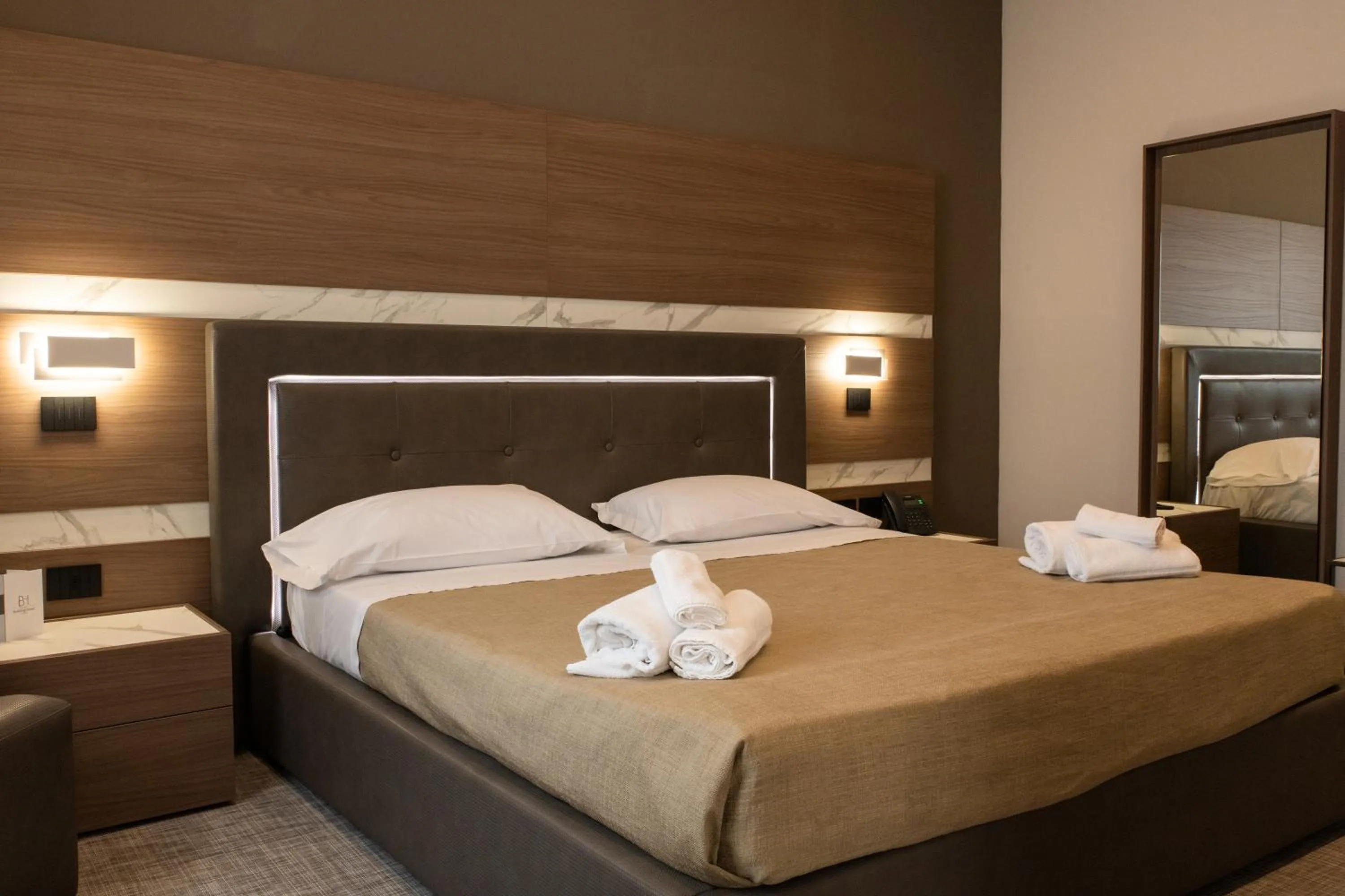 Bed in Building Hotel