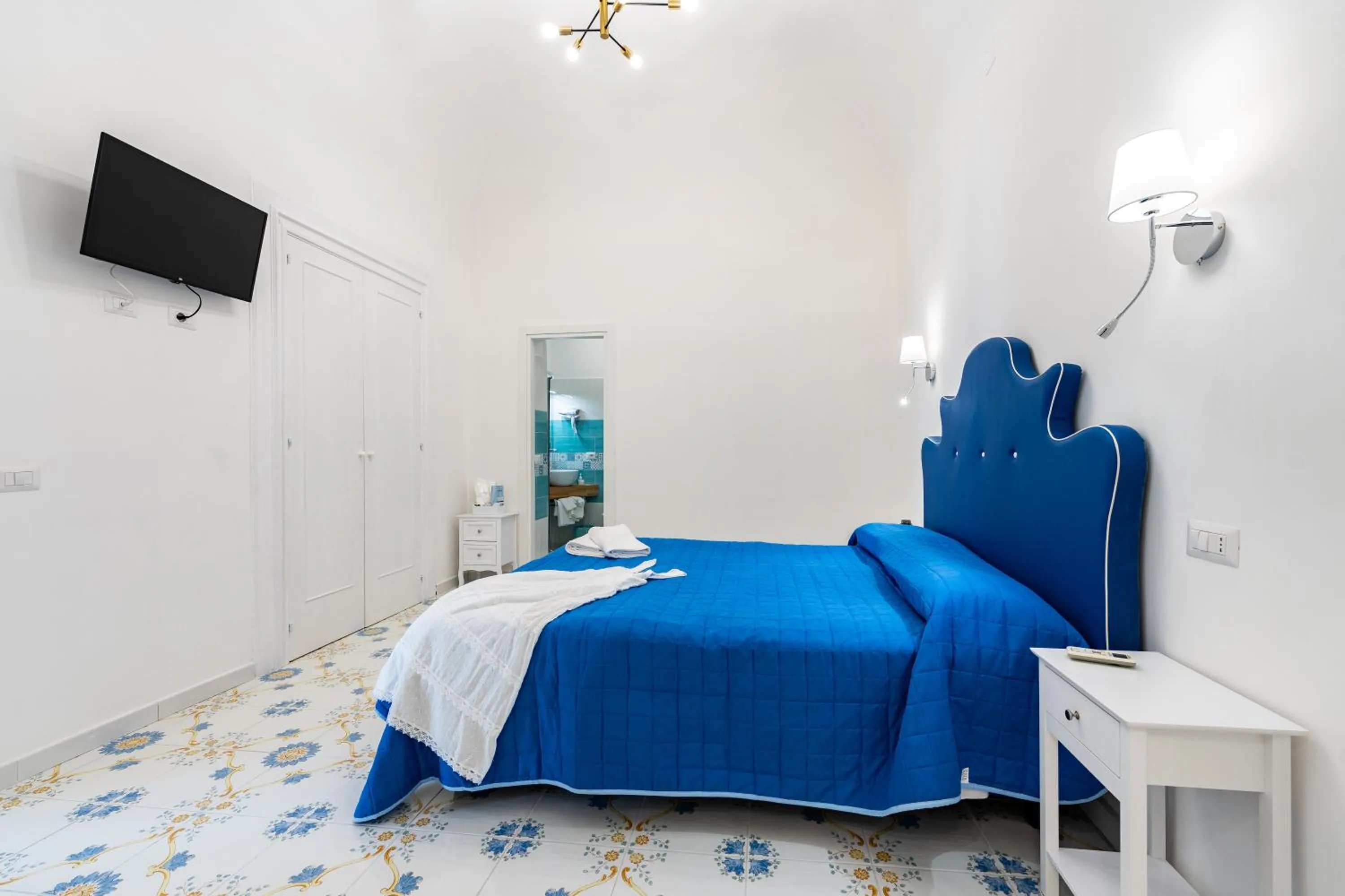 Bed in Hotel Fontana