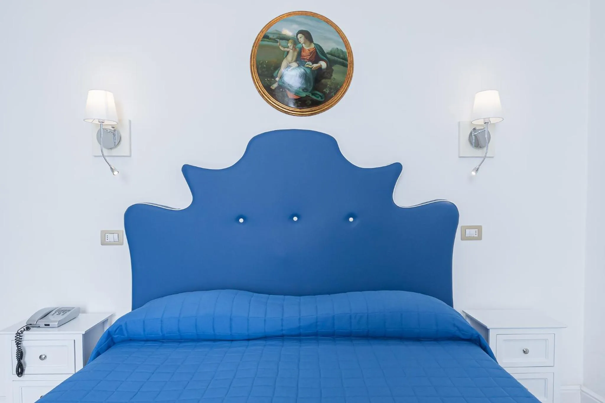 Bed in Hotel Fontana